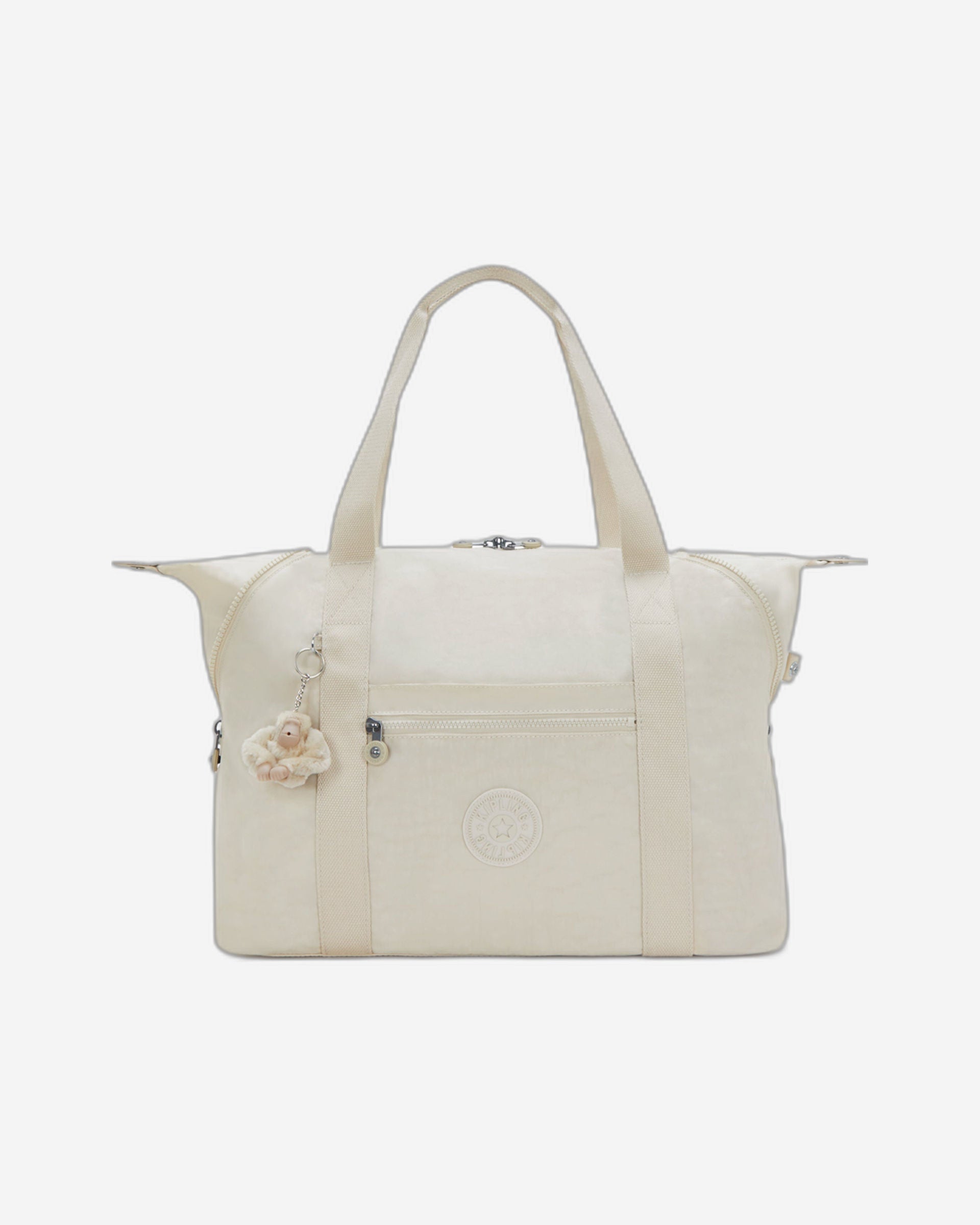 Kipling Art M Hideaway Beige Large Tote 13405-7JR