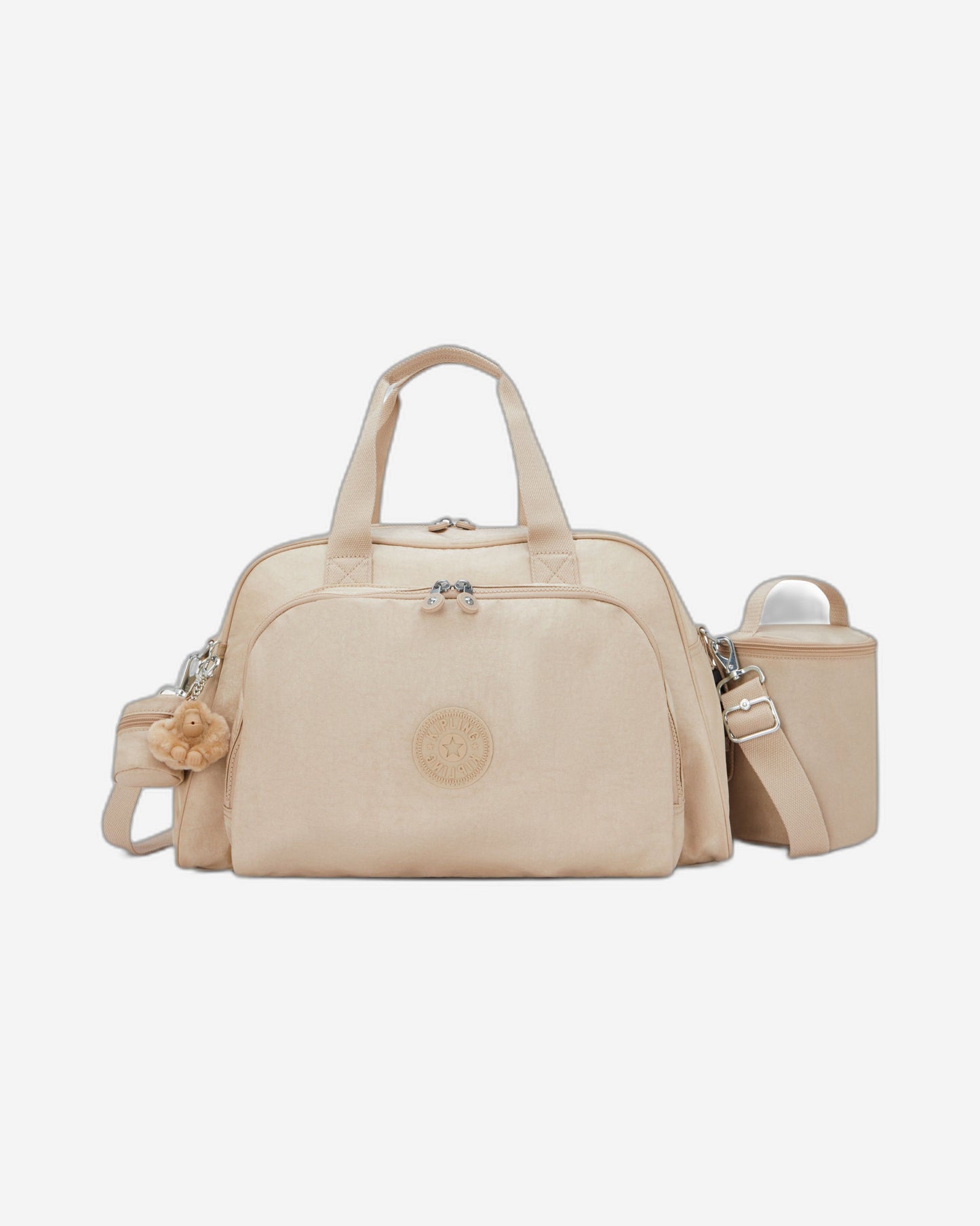 Kipling Camama Sparkled Beige Large Baby Bag (with changing mat) 13556-5DV