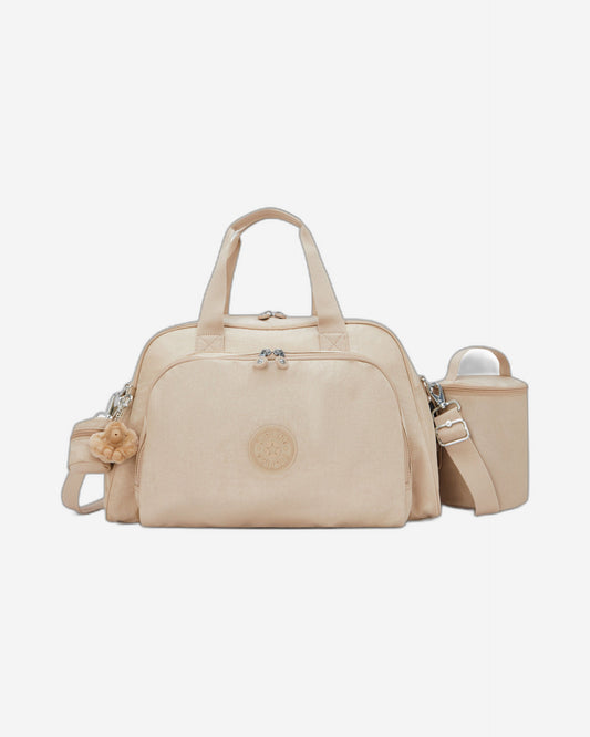 Kipling Camama Sparkled Beige Large baby bag (with changing mat) 13556-5DV