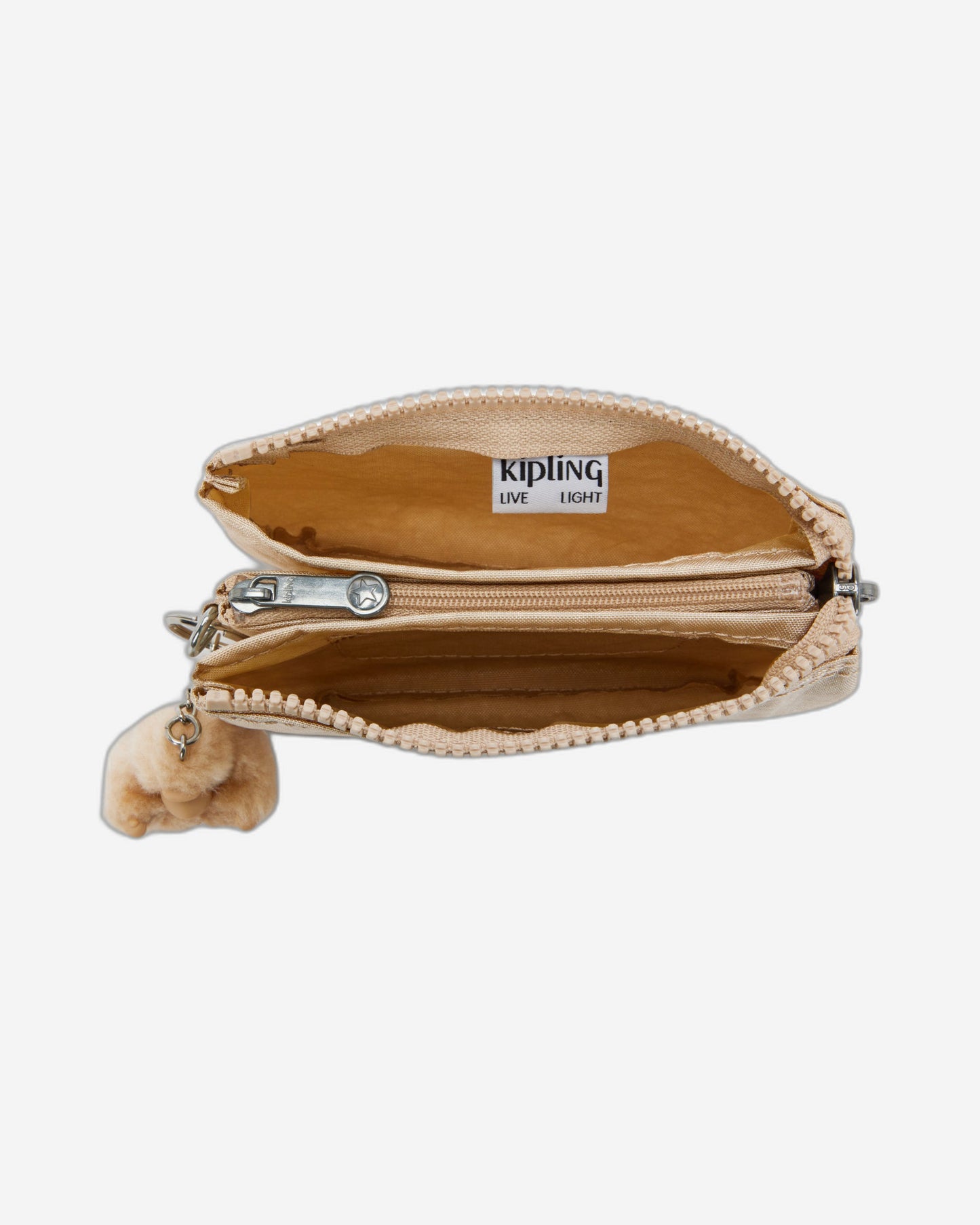 Kipling Creativity S Sparkled Beige Small Purse 15205-5DV