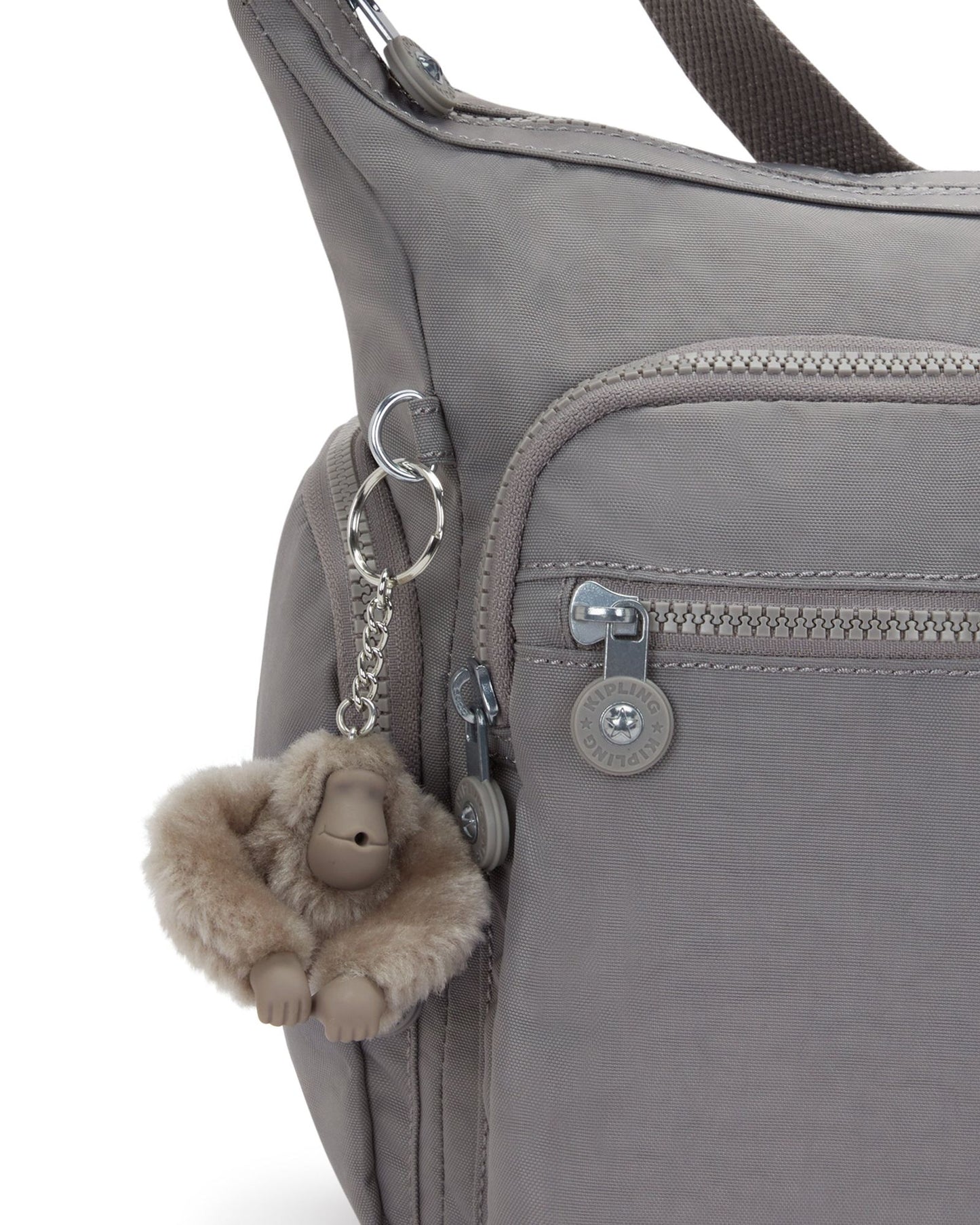Kipling Gabbie Inviting Grey Large crossbody 15255-8DH