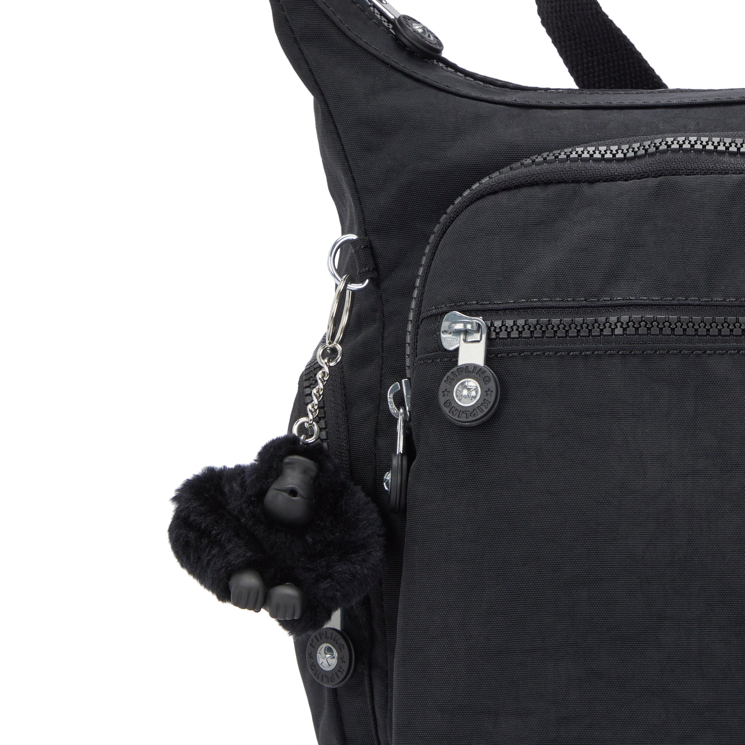 Kipling Gabbie Black Noir Medium Crossbody Bag C215255-P39