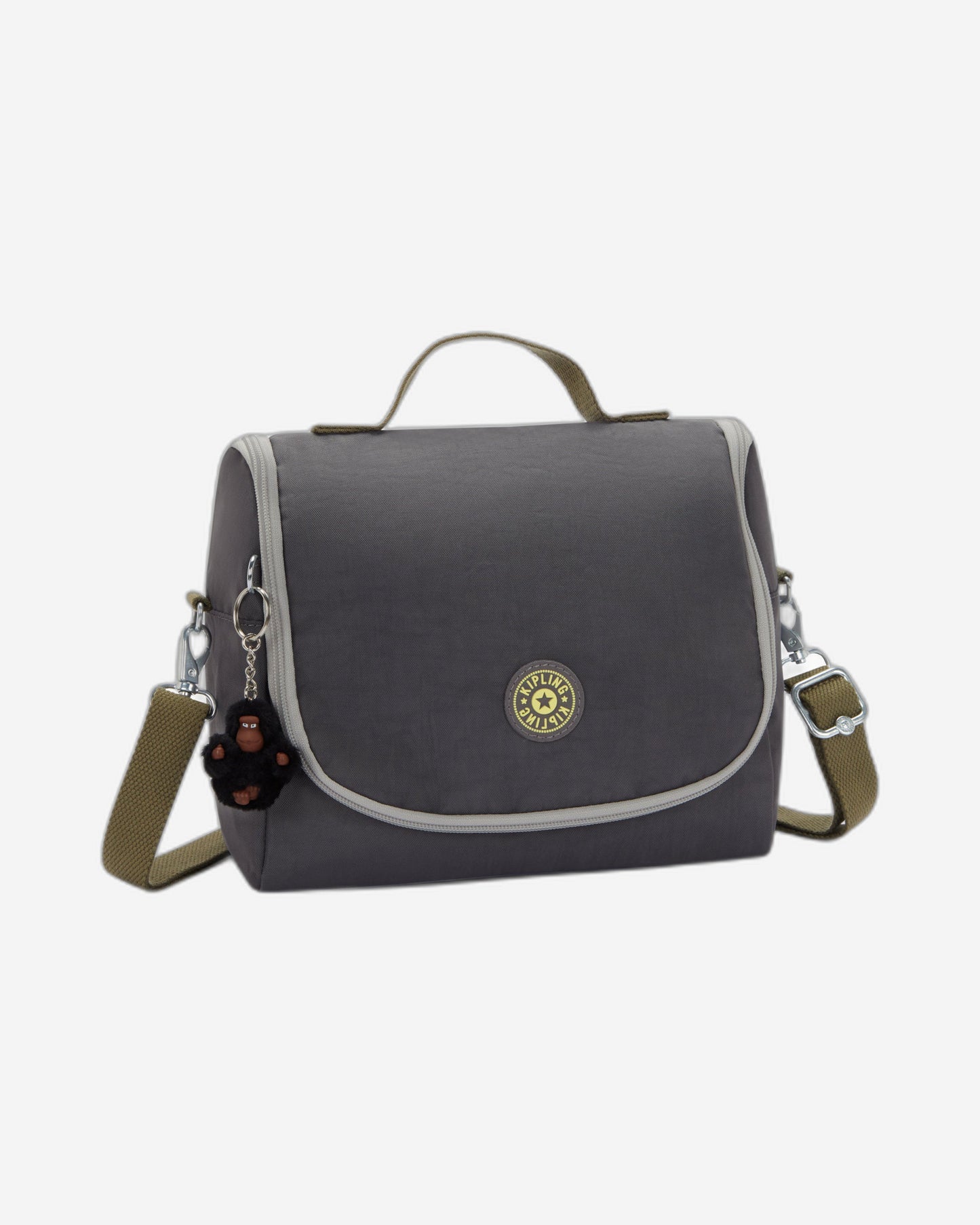 Kipling New Kichirou Back to Grey Large lunchbag with trolley sleeve 15289-1DX