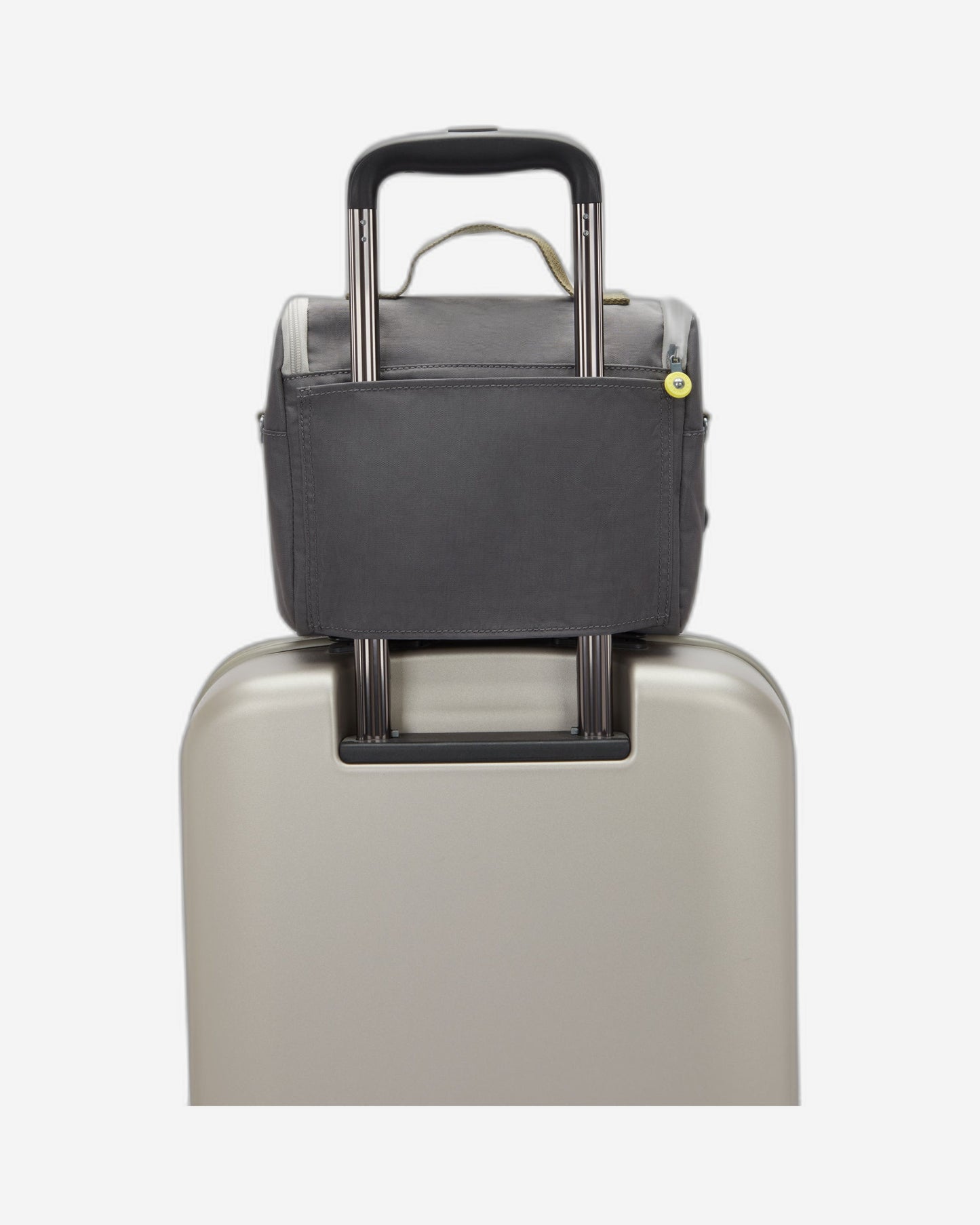 Kipling New Kichirou Back to Grey Large lunchbag with trolley sleeve 15289-1DX