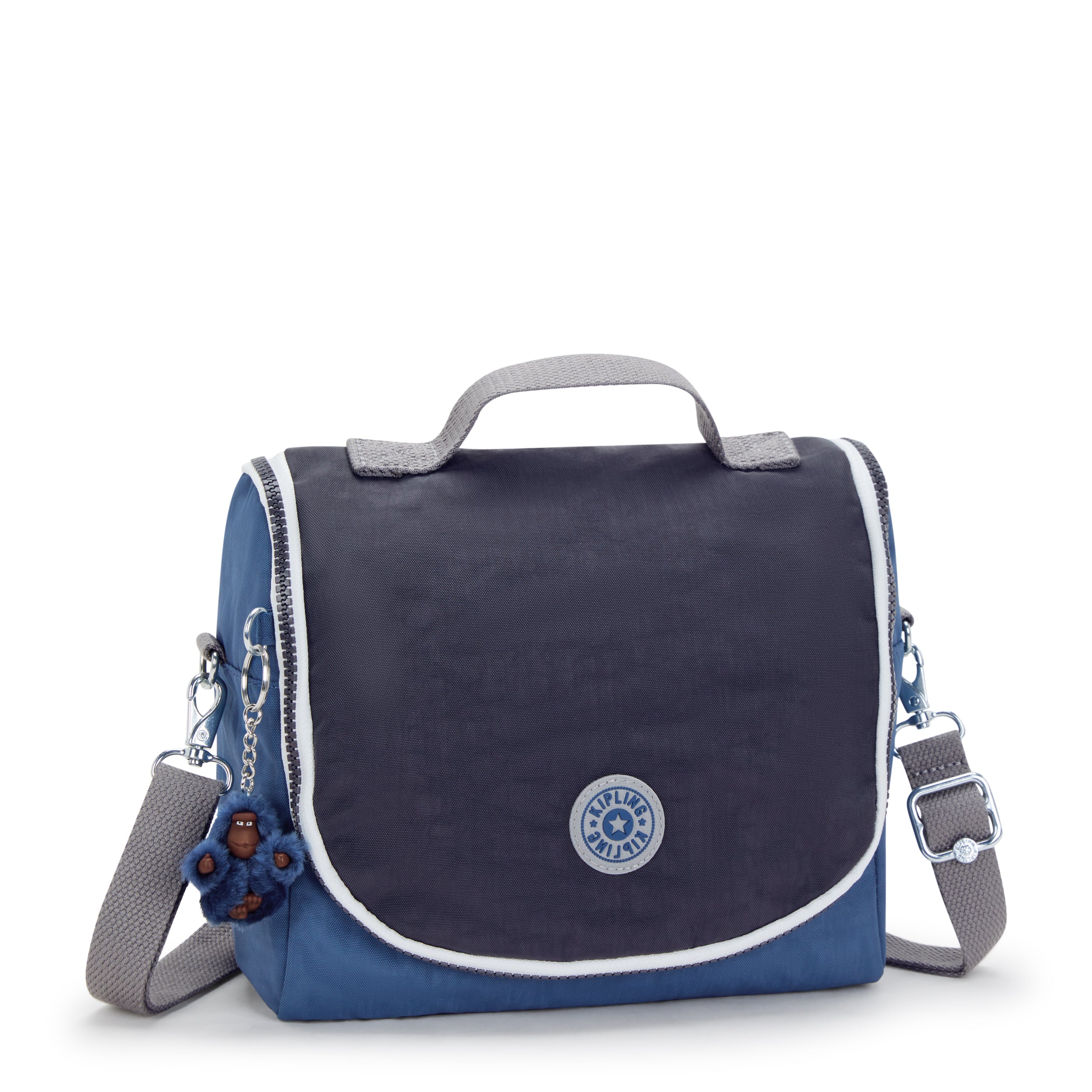 Kipling New Kichirou Fantasy Blue Bl Large Lunch Bag with Trolley Sleeve C215289-8FB
