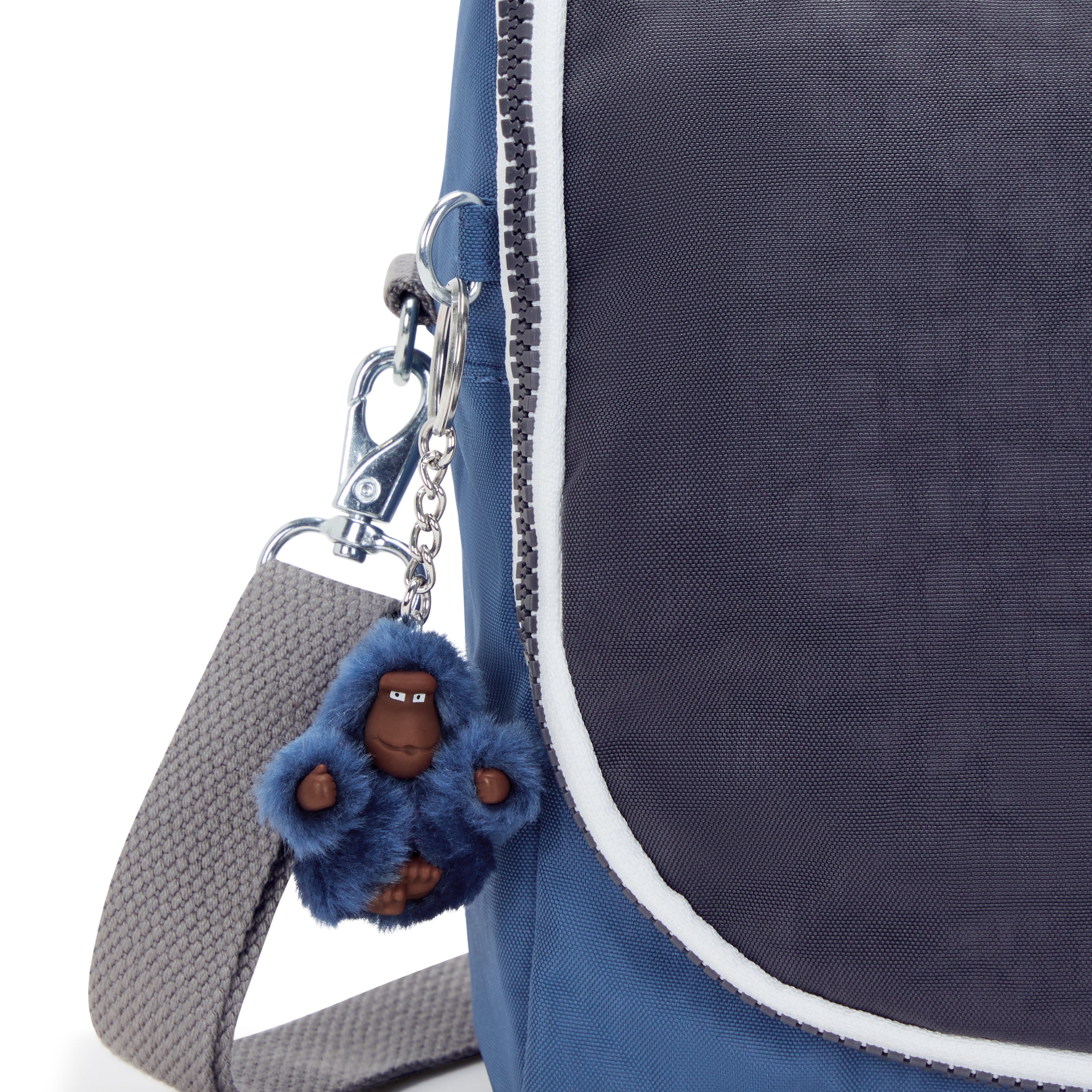 Kipling New Kichirou Fantasy Blue Bl Large Lunch Bag with Trolley Sleeve C215289-8FB