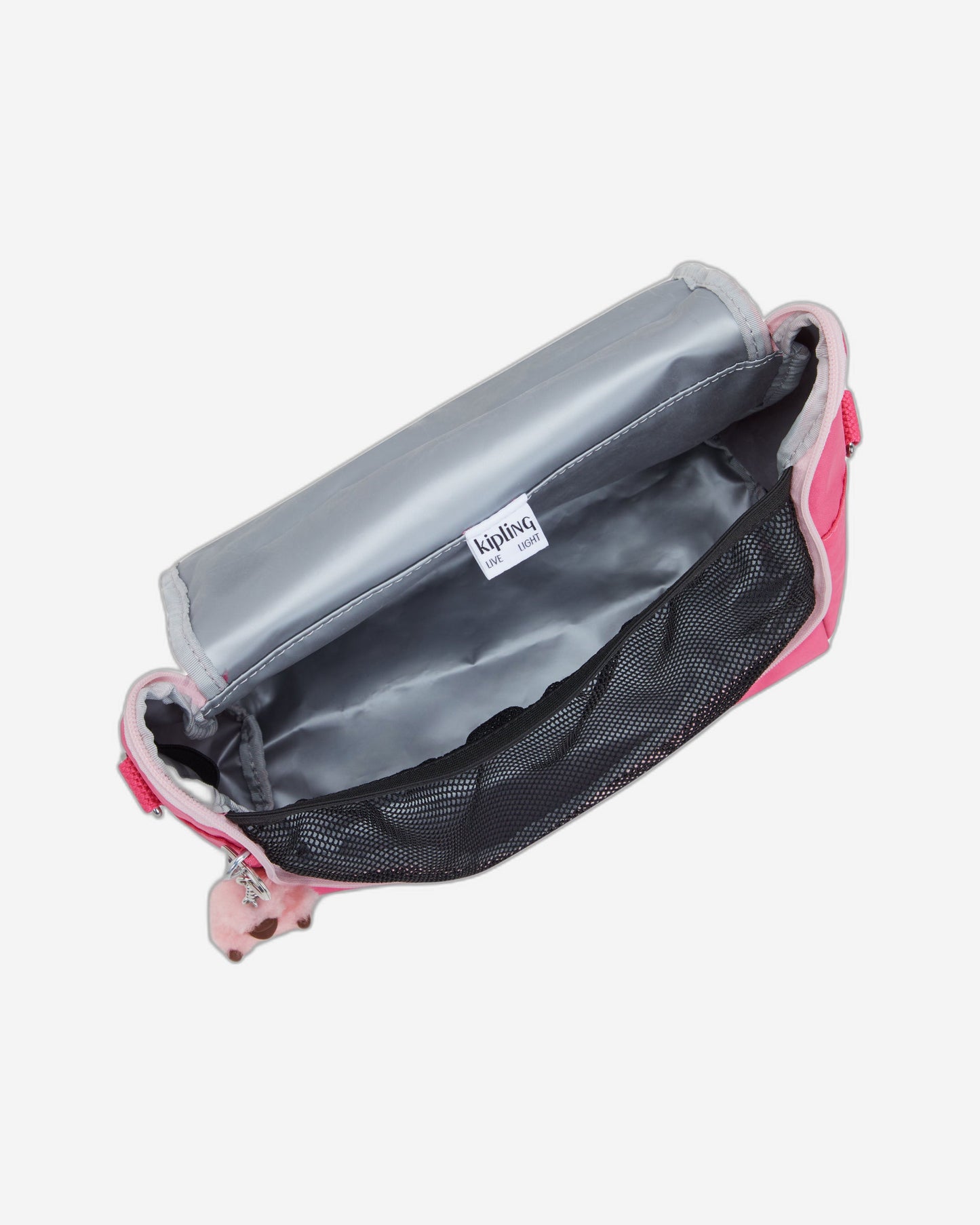 Kipling New Kichirou Happy Pink C Large Lunch Bag with Trolley Sleeve C215289-BZ8