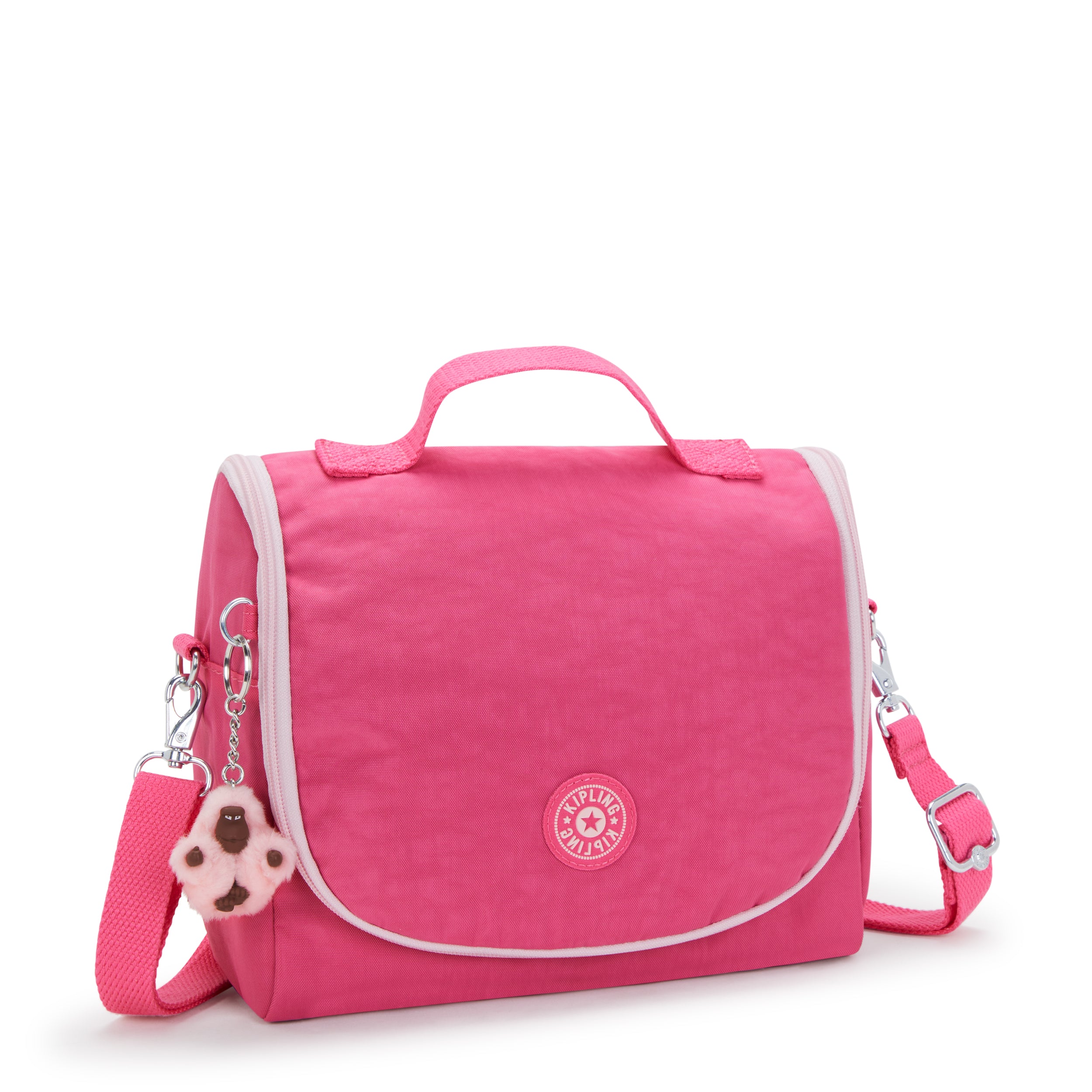 Kipling New Kichirou Happy Pink C Large Lunch Bag with Trolley Sleeve C215289-BZ8