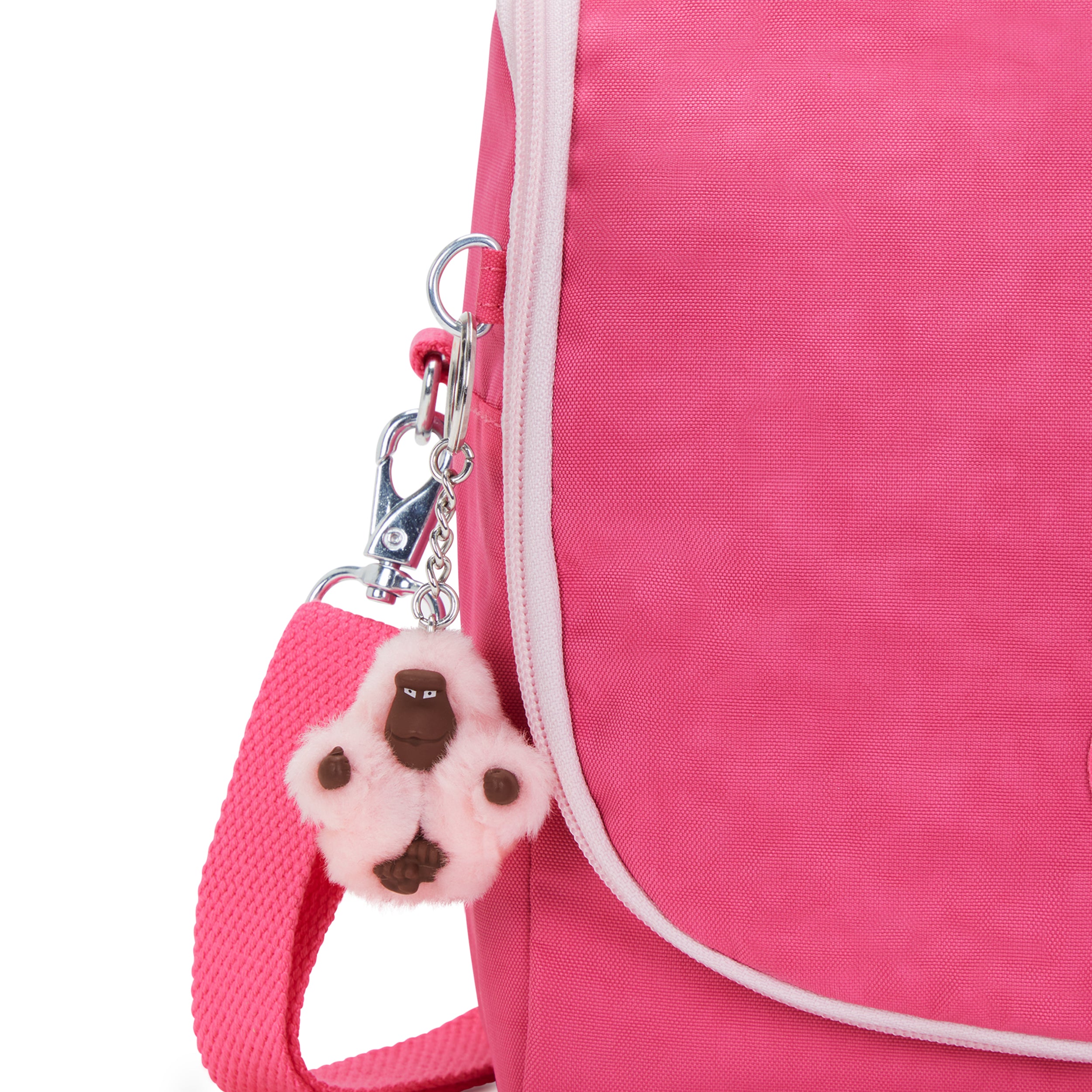 Kipling New Kichirou Happy Pink C Large Lunch Bag with Trolley Sleeve C215289-BZ8
