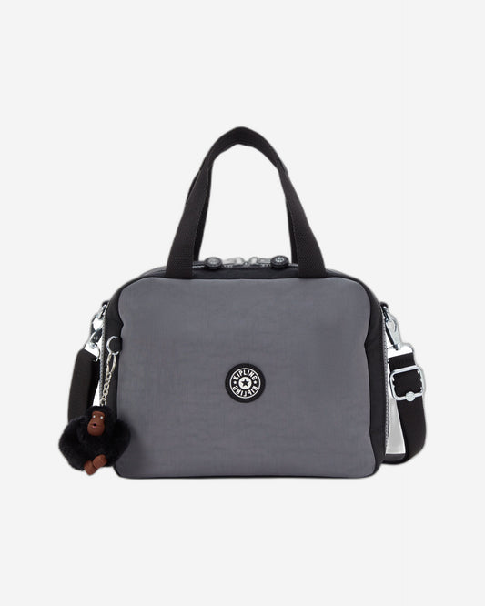 KIPLING Miyo Space Black Bl Large lunchbag (with trolley sleeve) 15381-2GX