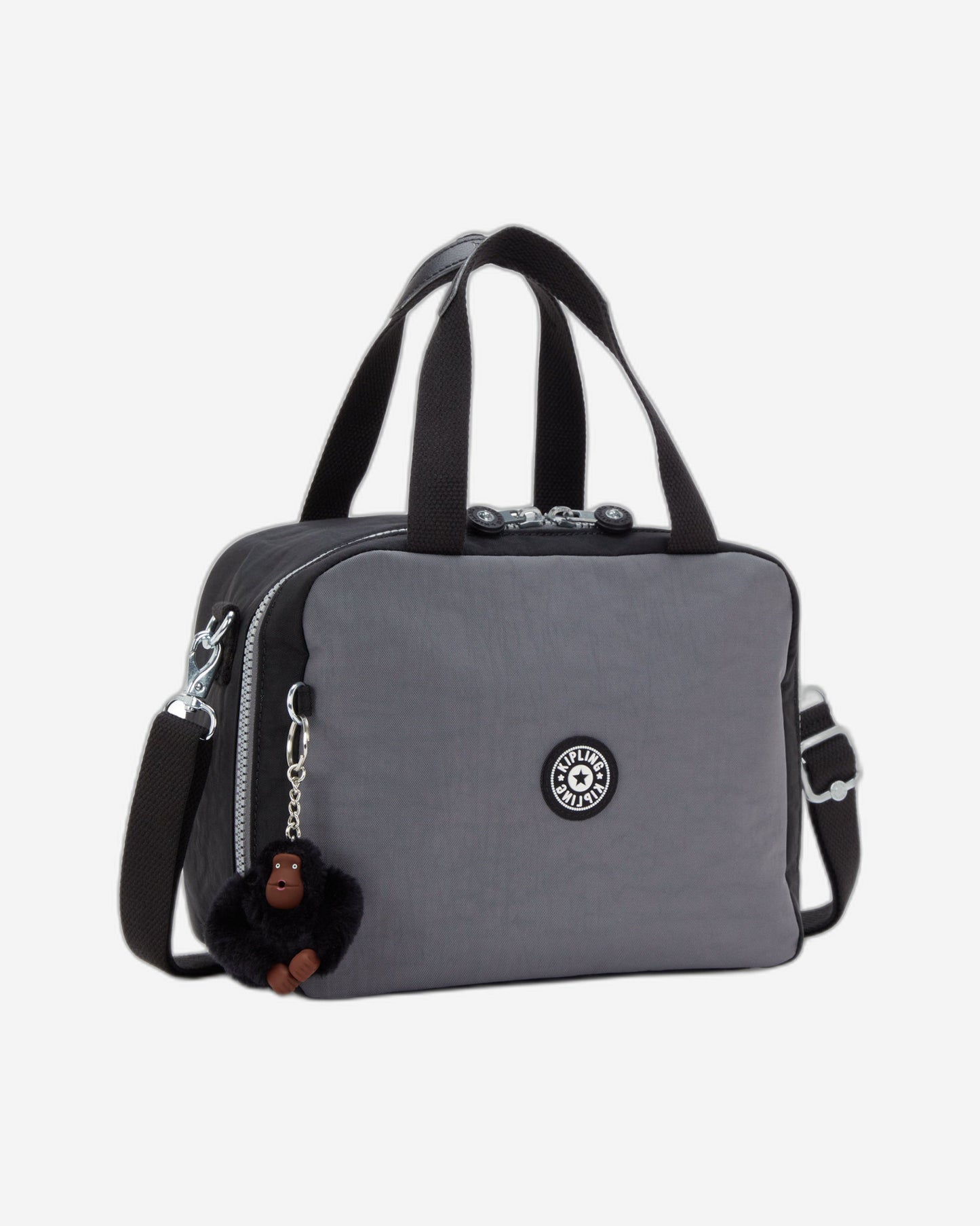 KIPLING Miyo Space Black Bl Large lunchbag (with trolley sleeve) 15381-2GX