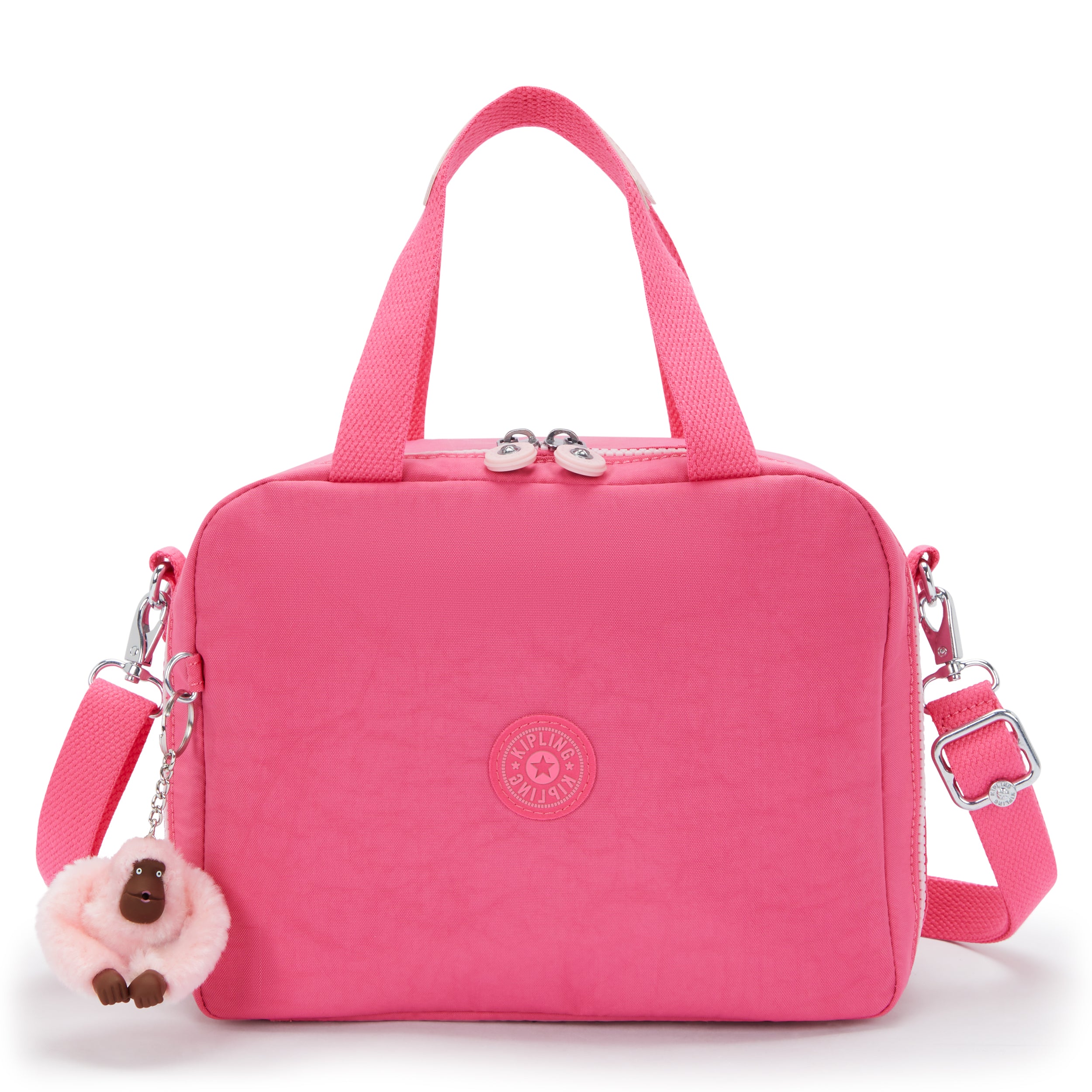 KIPLING-Miyo-Large lunchbox (with trolley sleeve)-Happy Pink C-15381-BZ8