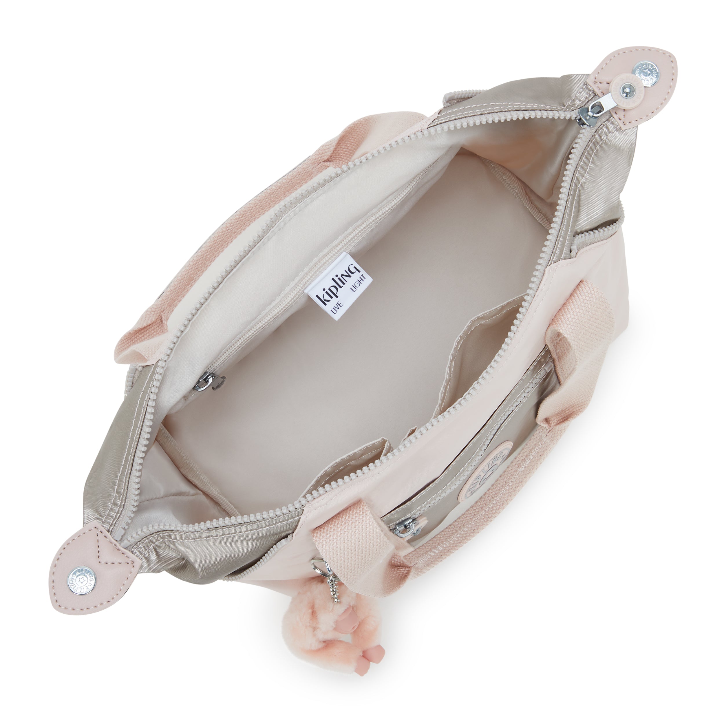 Kipling Art Mini Pink Shine Bl Small Handbag 15410-3EL