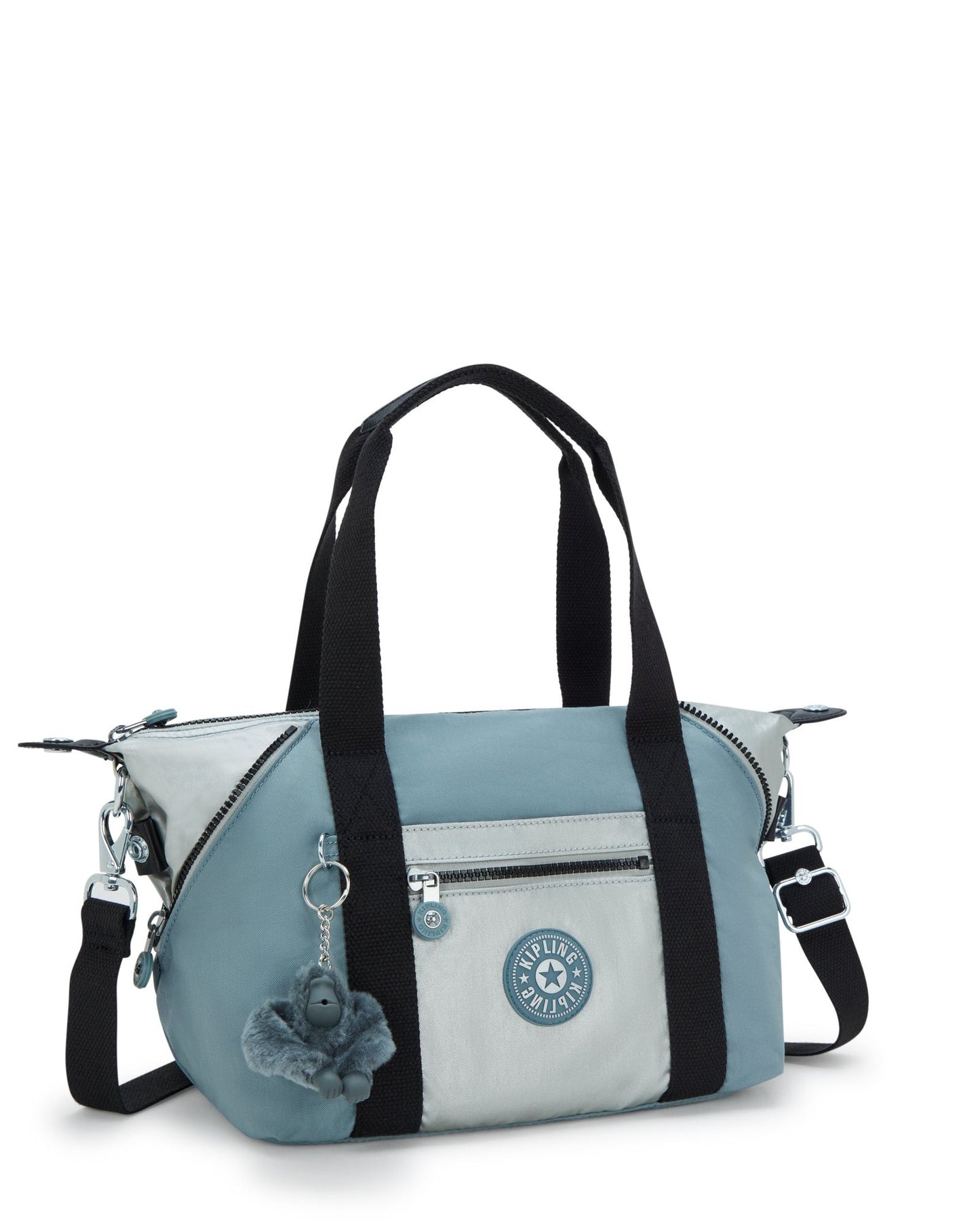 Kipling Art Mini Relaxed Grey Bl Small Handbag 15410-3FM