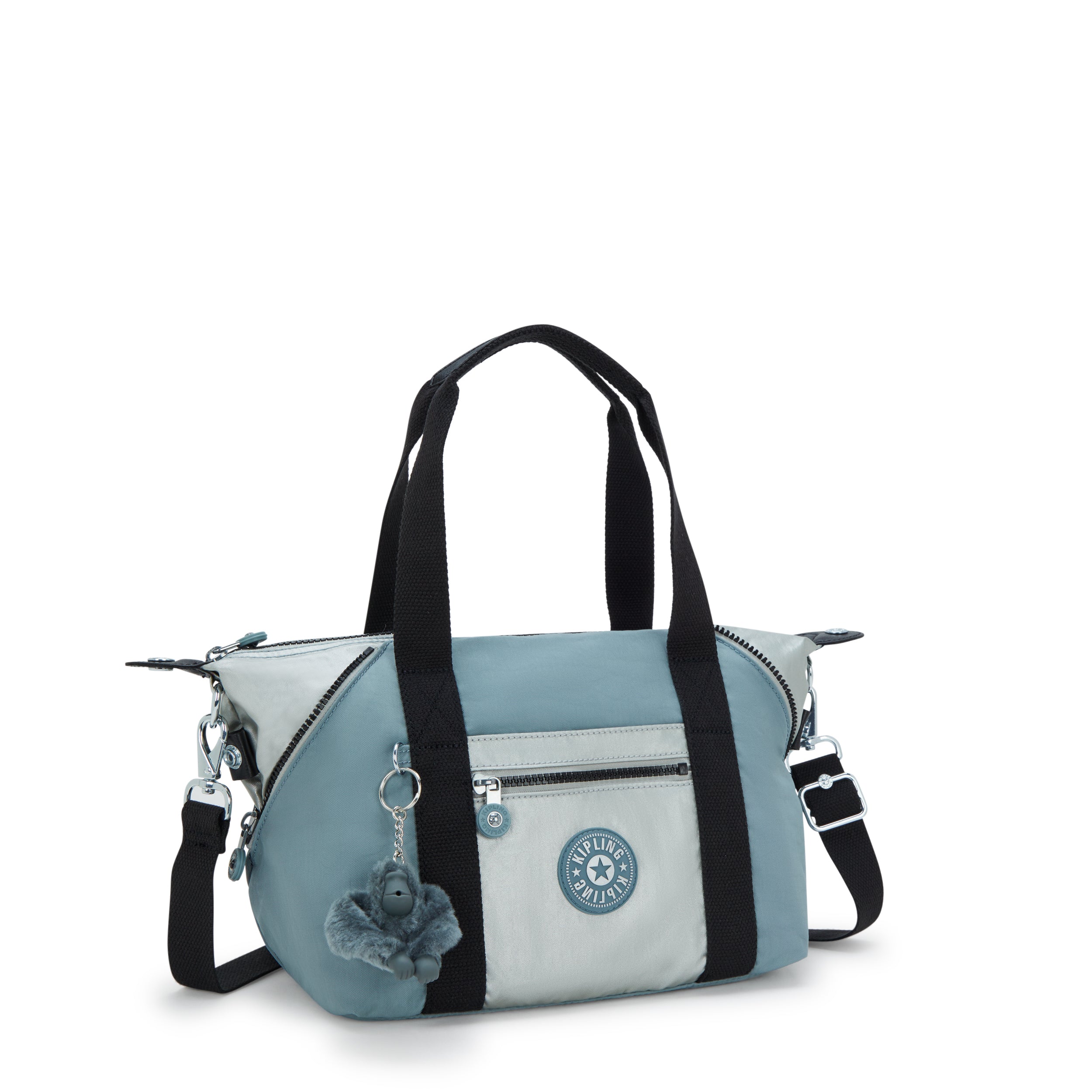 Kipling Art Mini Relaxed Grey Bl Small Handbag 15410-3FM