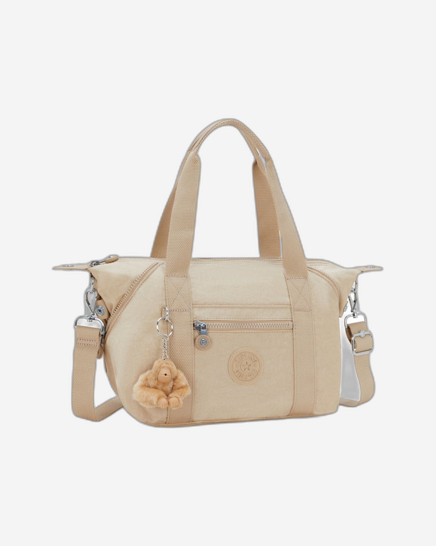 Kipling Art Mini Sparkled Beige Small handbag (with removable shoulderstrap) 15410-5DV