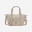 Kipling Art Mini Signature Beige Embossed Small Handbag 15410-96A