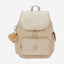 Kipling City Pack S Sparkled Beige Small Backpack 15641-5DV
