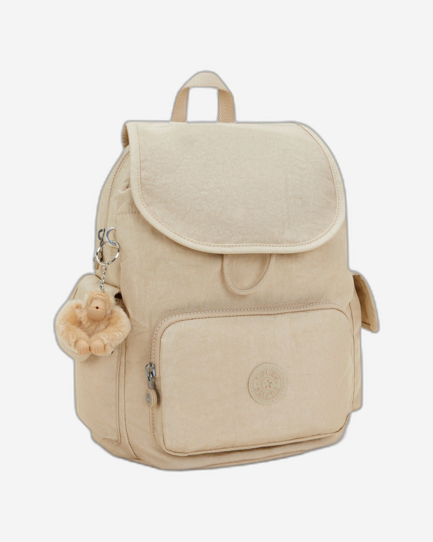Kipling City Pack S Sparkled Beige Small backpack 15641-5DV