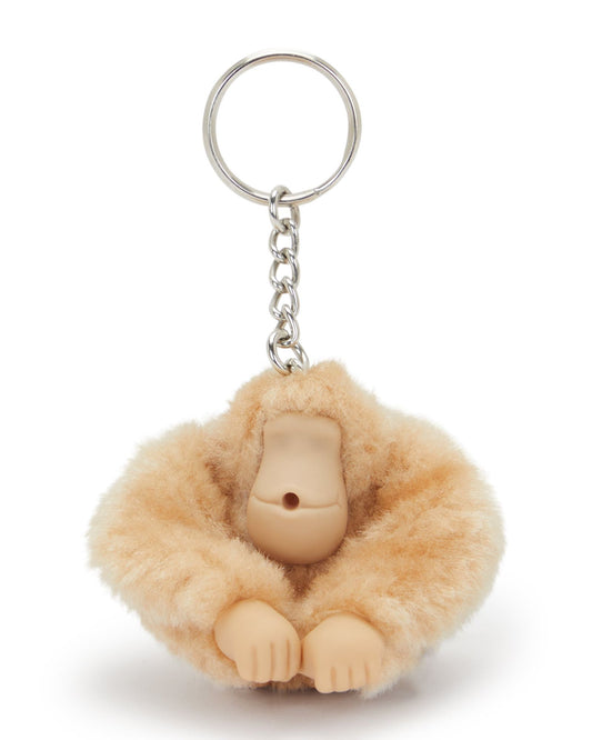 Kipling Monkeyclip S Early Tan  Small monkey keyhangers 16474-7CN