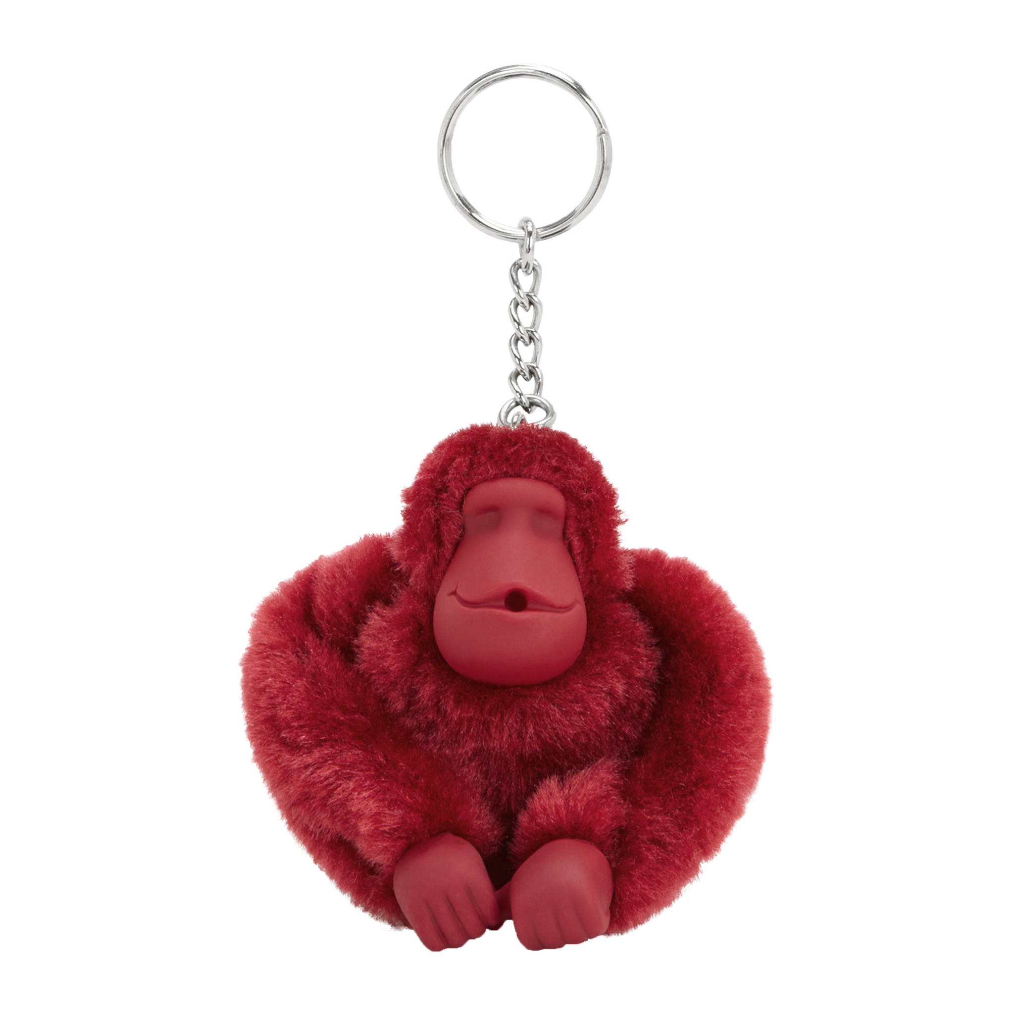 Kipling Monkeyclip M Funky Red Pack of 10 Medium Monkey Keyhangers K1647-94S