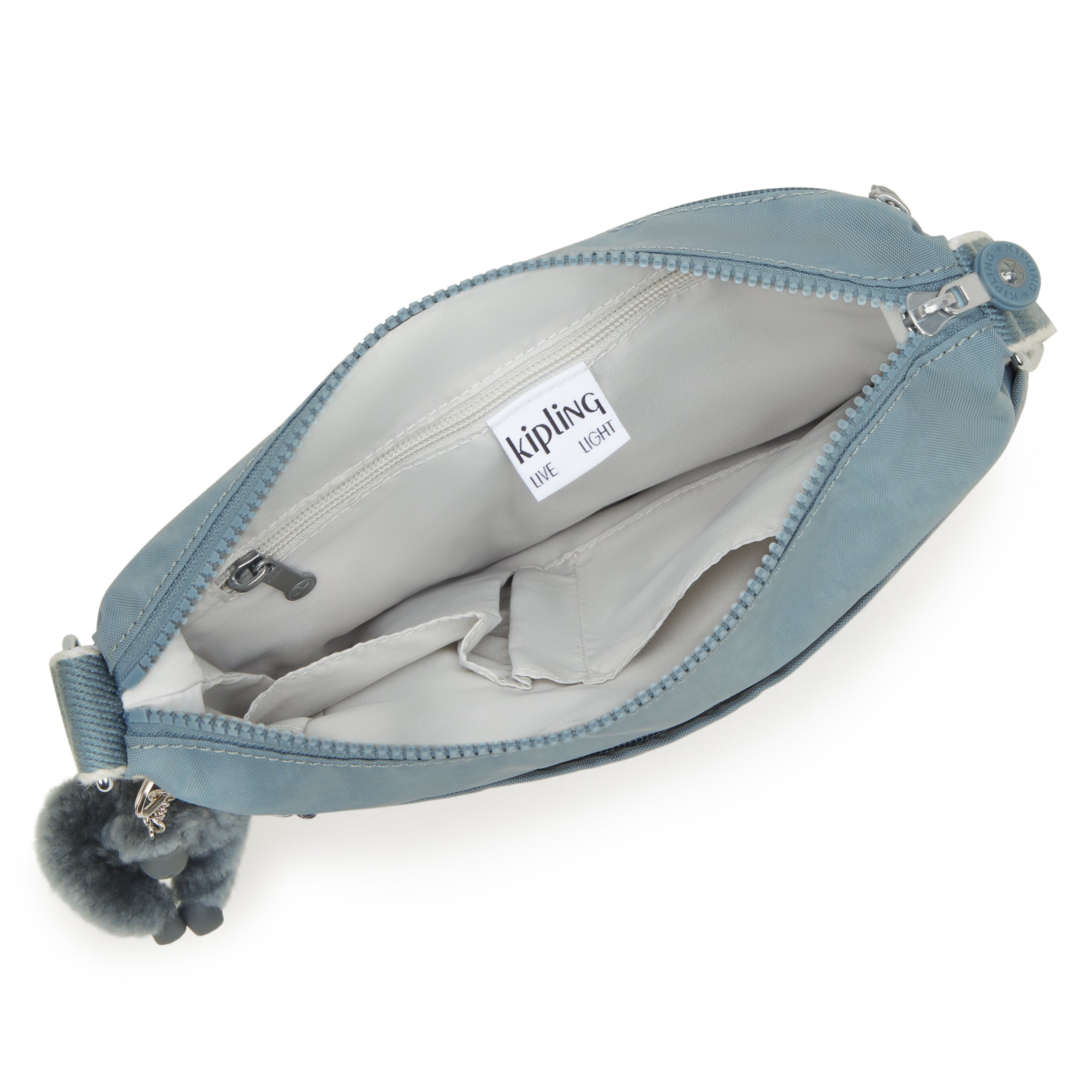 Kipling Arto Relaxed Grey Medium Crossbody 19911-3NL