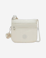 Kipling Arto Hideaway Beige Crossbody Bag 19911-7JR