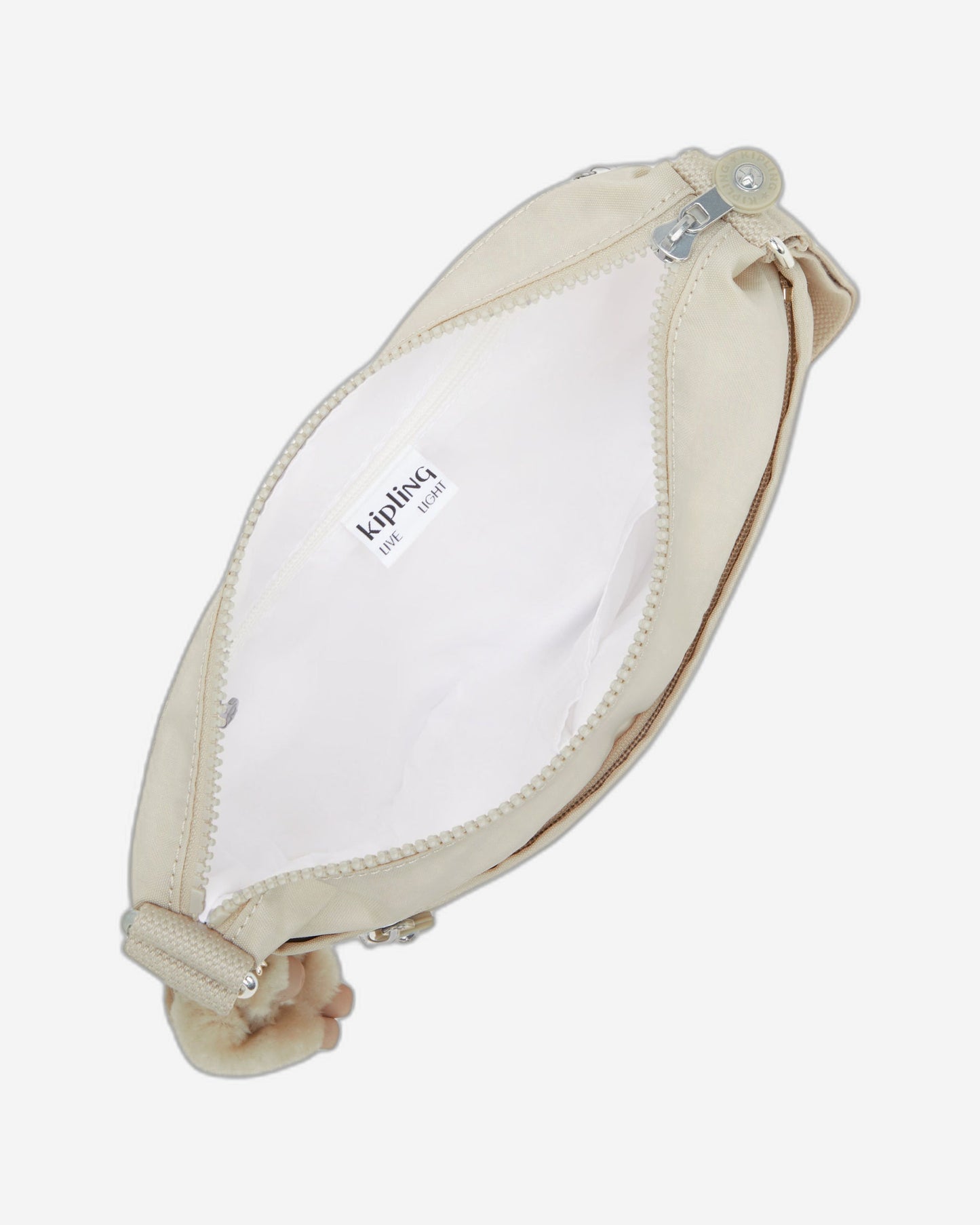 Kipling Arto Hideaway Beige Medium Crossbody 19911-7JR