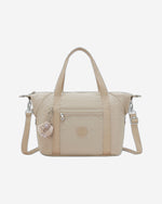 Kipling Art Signature Beige Embossed Medium Tote 21091-96A