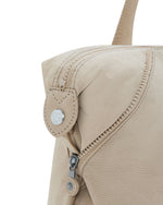 Kipling Art Signature Beige Embossed Tote Bag 21091-96A