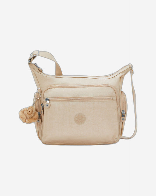 Kipling Gabbie Sparkled Beige Large crossbody 22621-5DV