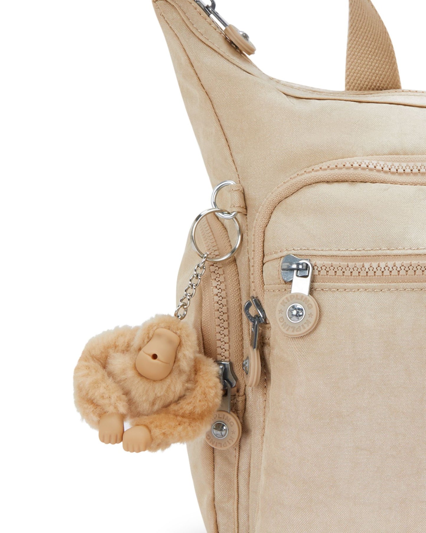 Kipling Gabbie Sparkled Beige Large crossbody 22621-5DV