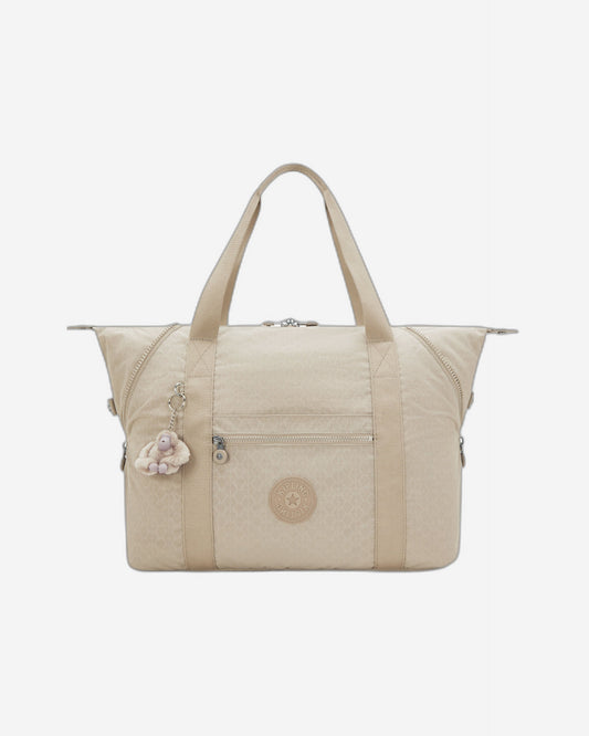 Kipling Art M Signature Beige Embossed Large Tote 25748-96A