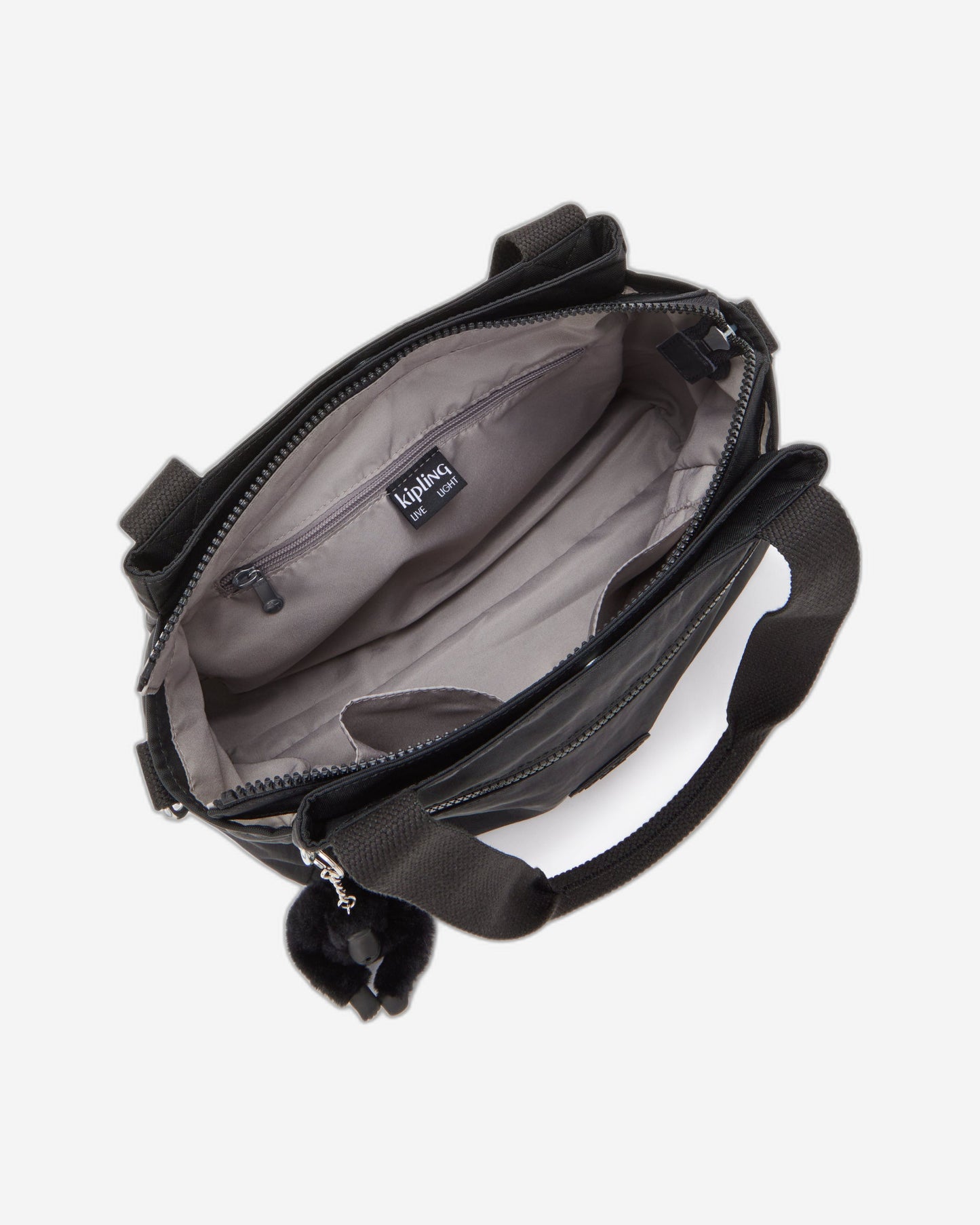 Kipling Elysia Black Noir Medium Shoulder Bag C243791-P39