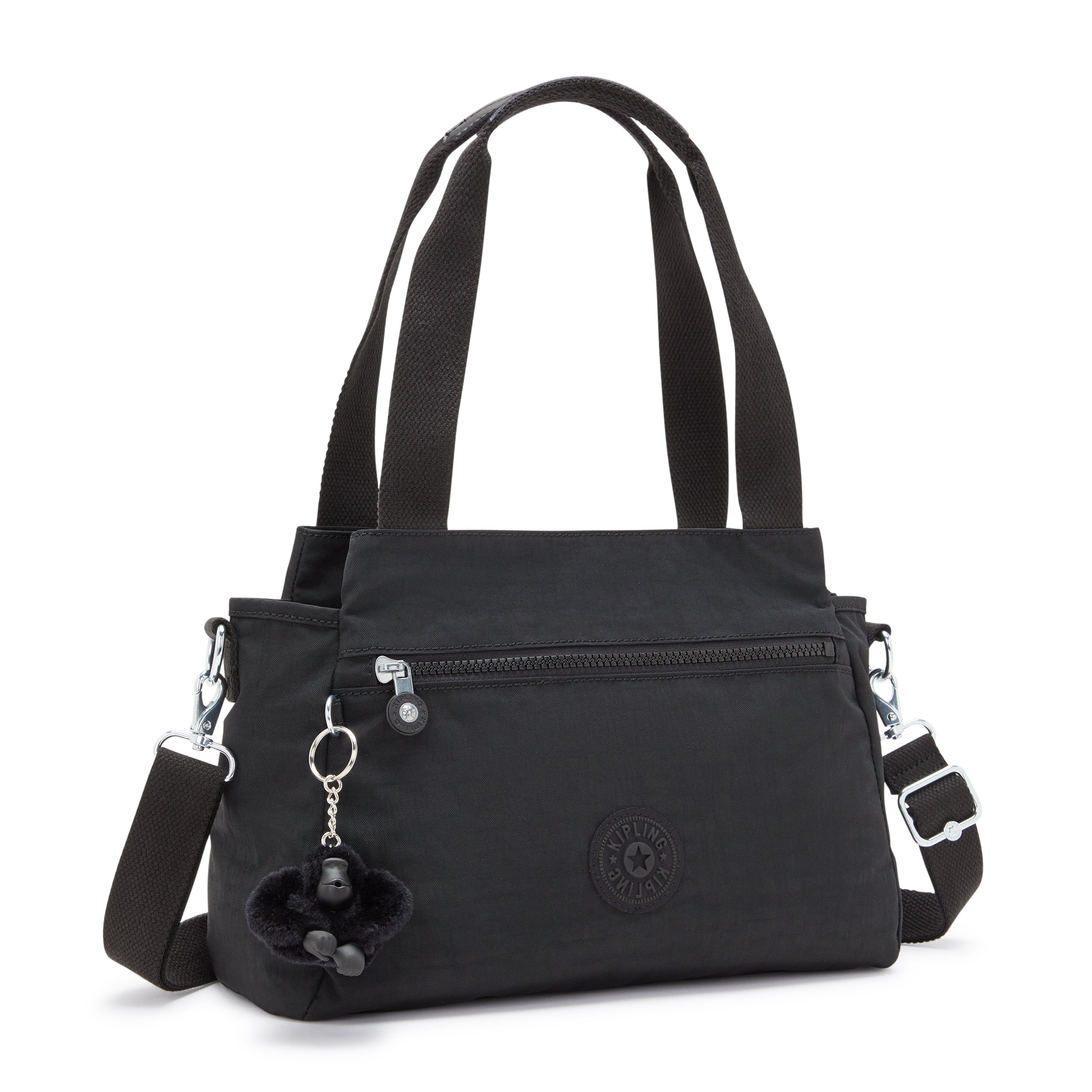 Kipling Elysia Black Noir Medium Shoulder Bag C243791-P39