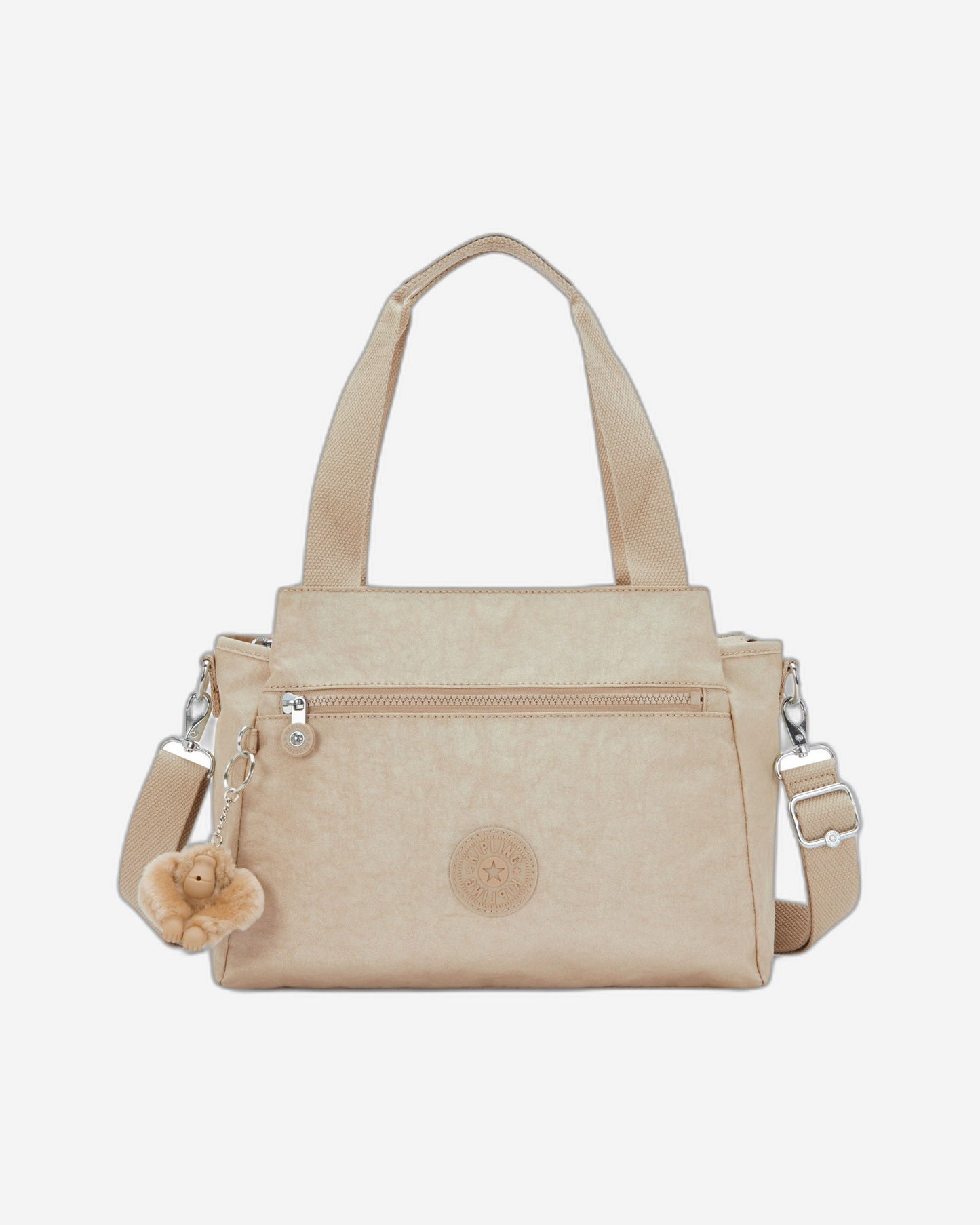Kipling Elysia Sparkled Beige Medium shoulderbag (with removable shoulderstrap) 43793-5DV