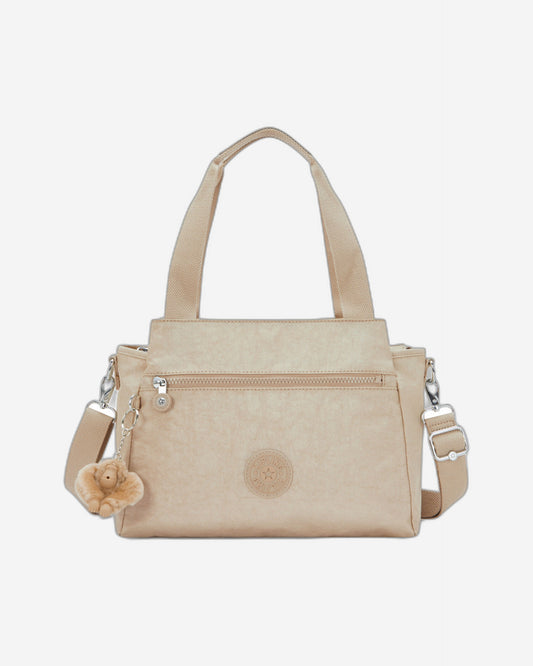 Kipling Elysia Sparkled Beige Medium shoulderbag (with removable shoulderstrap) 43793-5DV