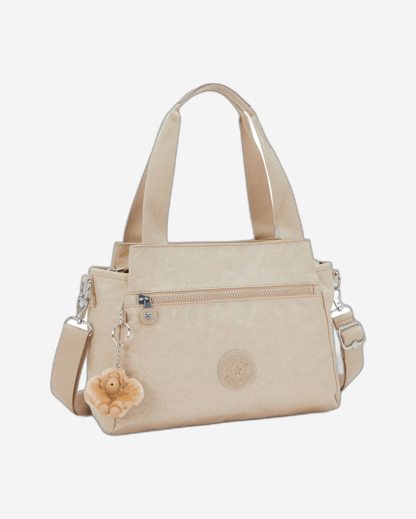 Kipling Elysia Sparkled Beige Medium shoulderbag (with removable shoulderstrap) 43793-5DV