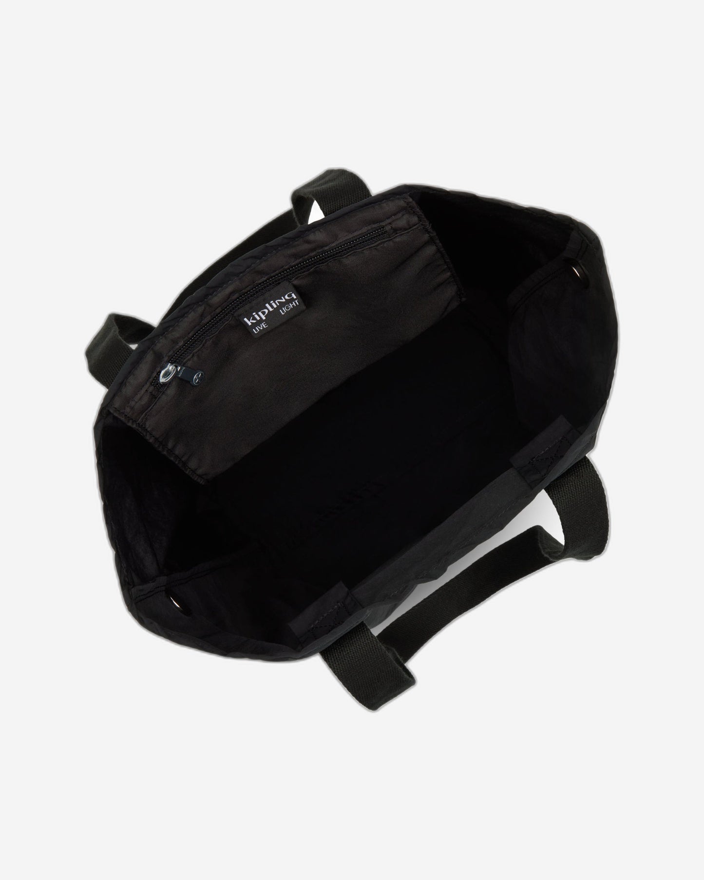 Kipling Hip Hurray 5 Black Hip Medium foldable tote I1572-RT0