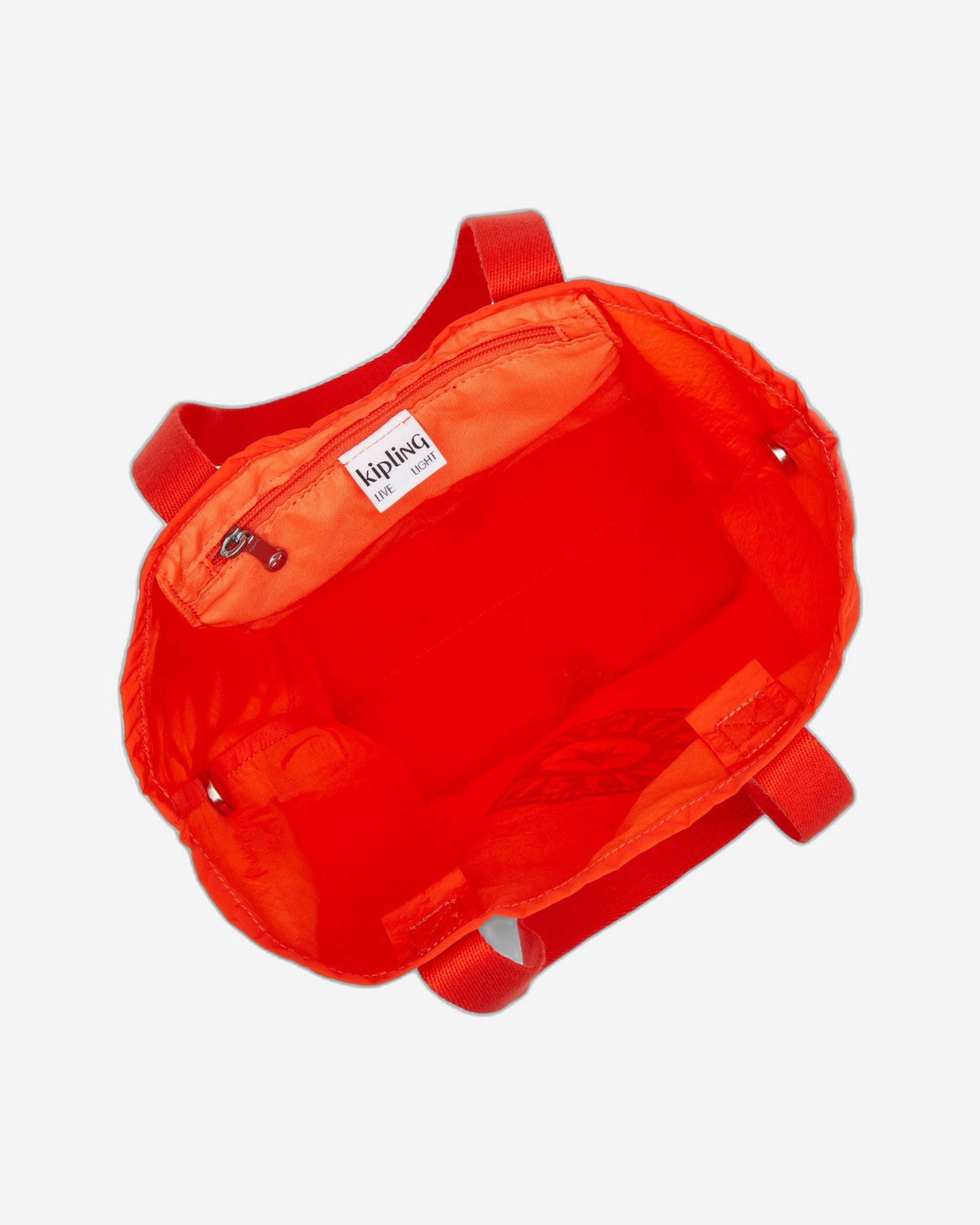 Kipling Hip Hurray 5 Open Orange Hip Medium foldable tote I1572-SP1