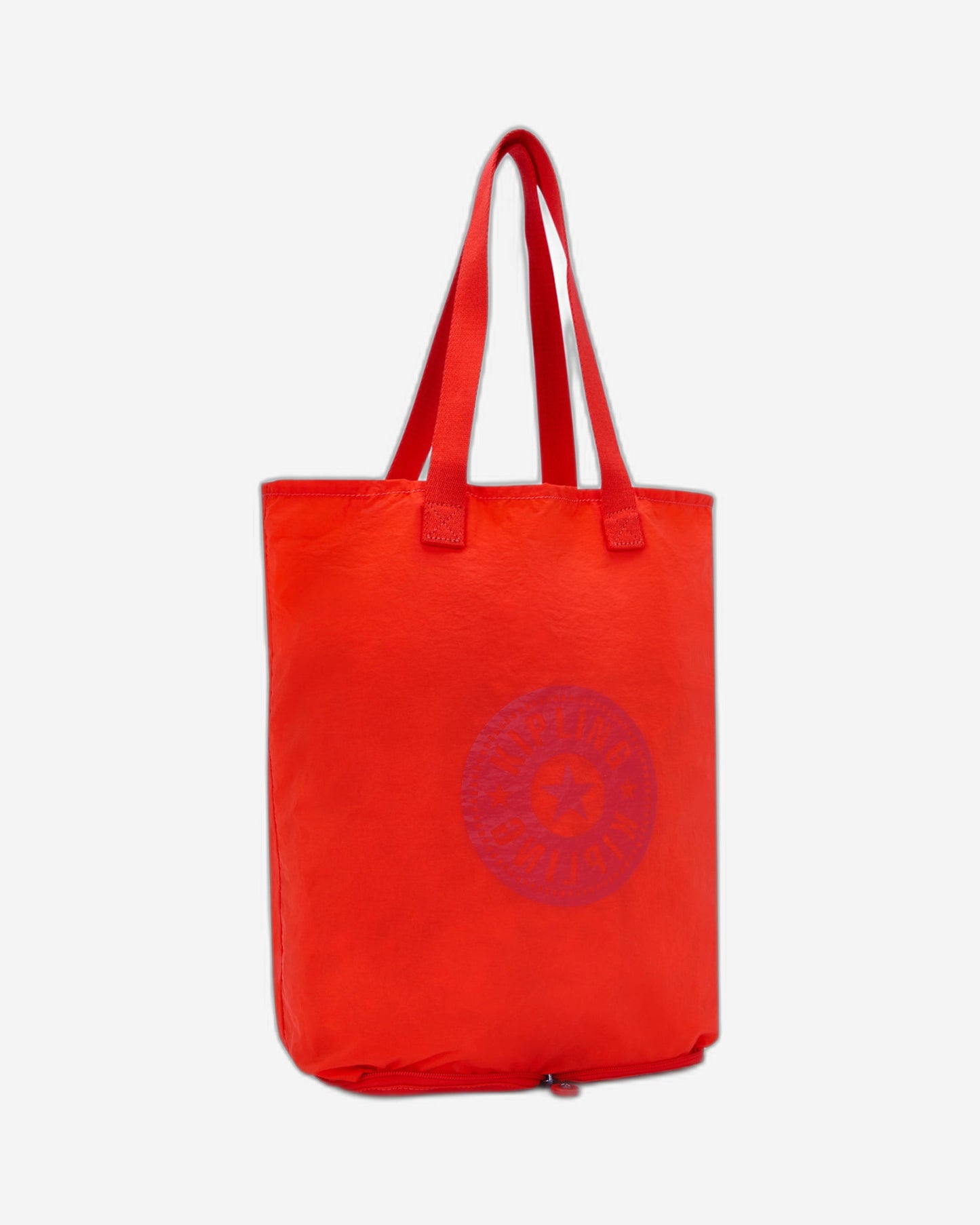 Kipling Hip Hurray 5 Open Orange Hip Medium foldable tote I1572-SP1
