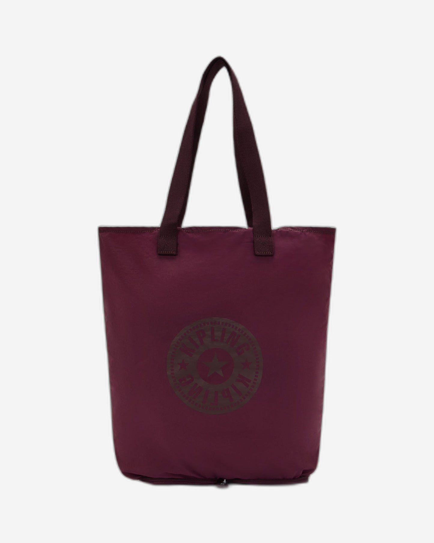 Kipling Hip Hurray 5 Lounge Wine Hip Medium foldable tote I1572-TY6