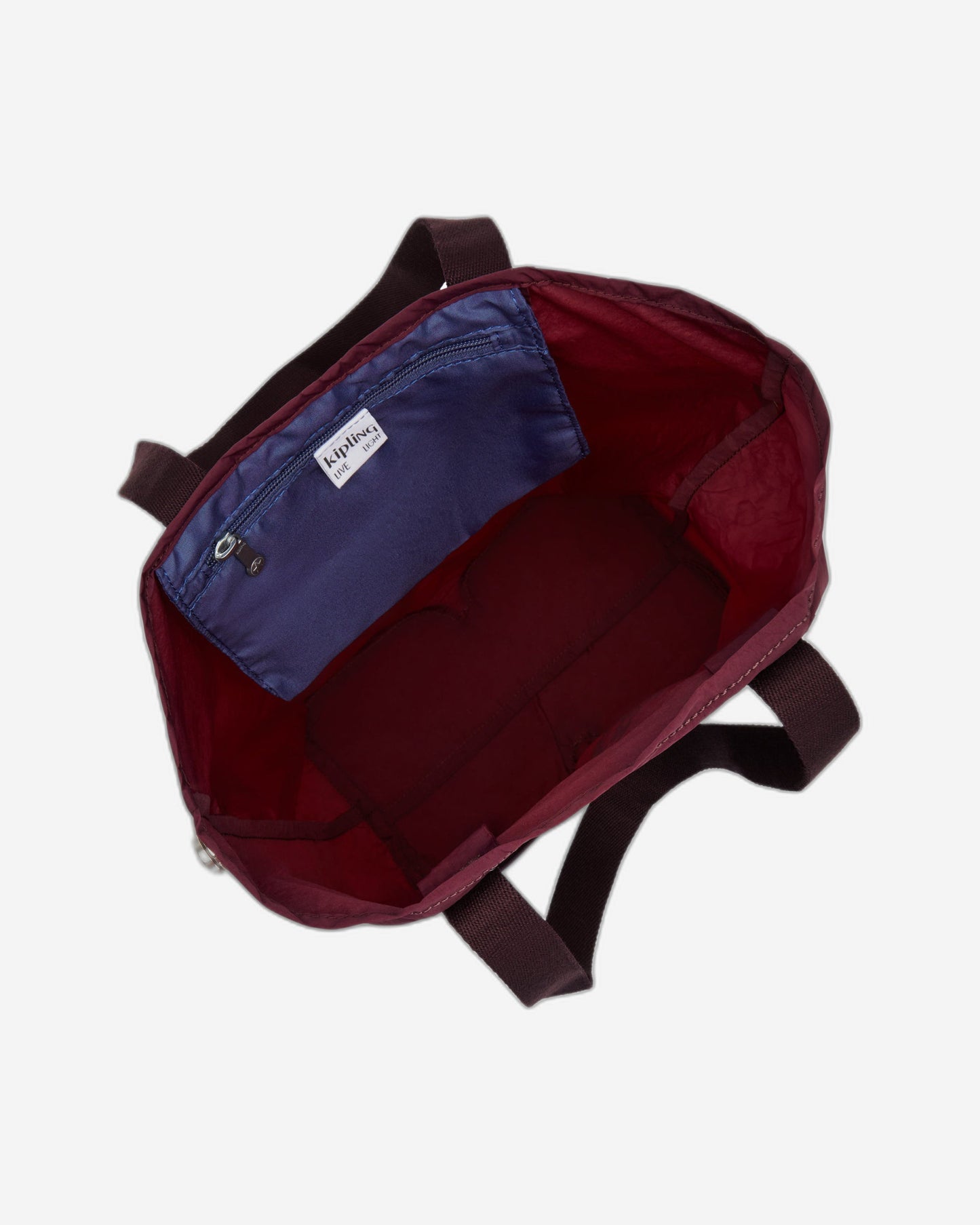 Kipling Hip Hurray 5 Lounge Wine Hip Medium foldable tote I1572-TY6