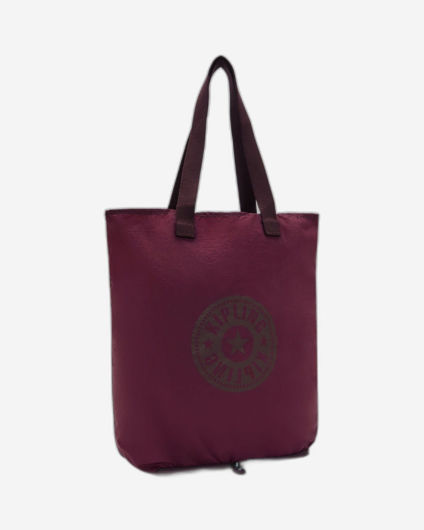 Kipling Hip Hurray 5 Lounge Wine Hip Medium foldable tote I1572-TY6