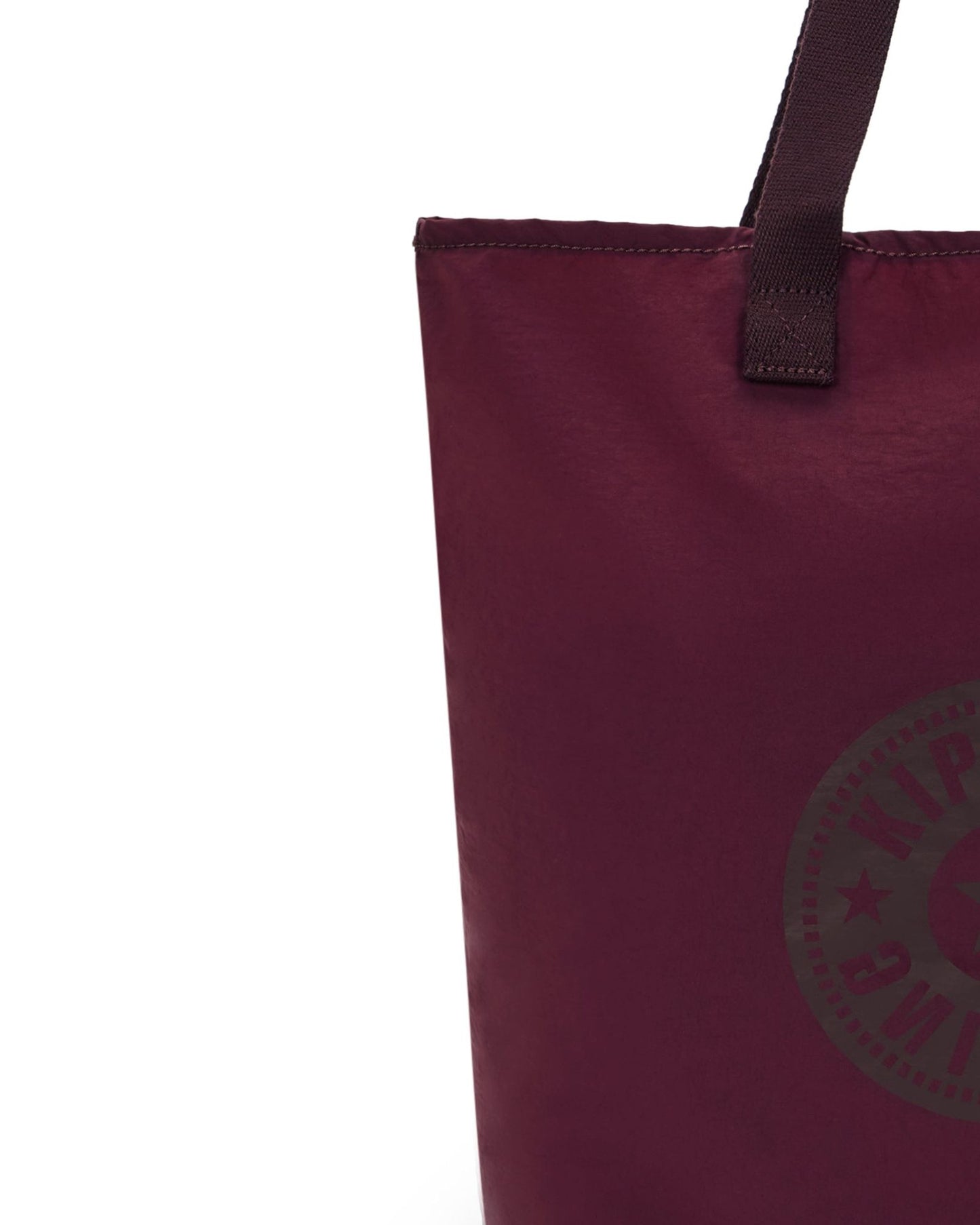 Kipling Hip Hurray 5 Lounge Wine Hip Medium foldable tote I1572-TY6