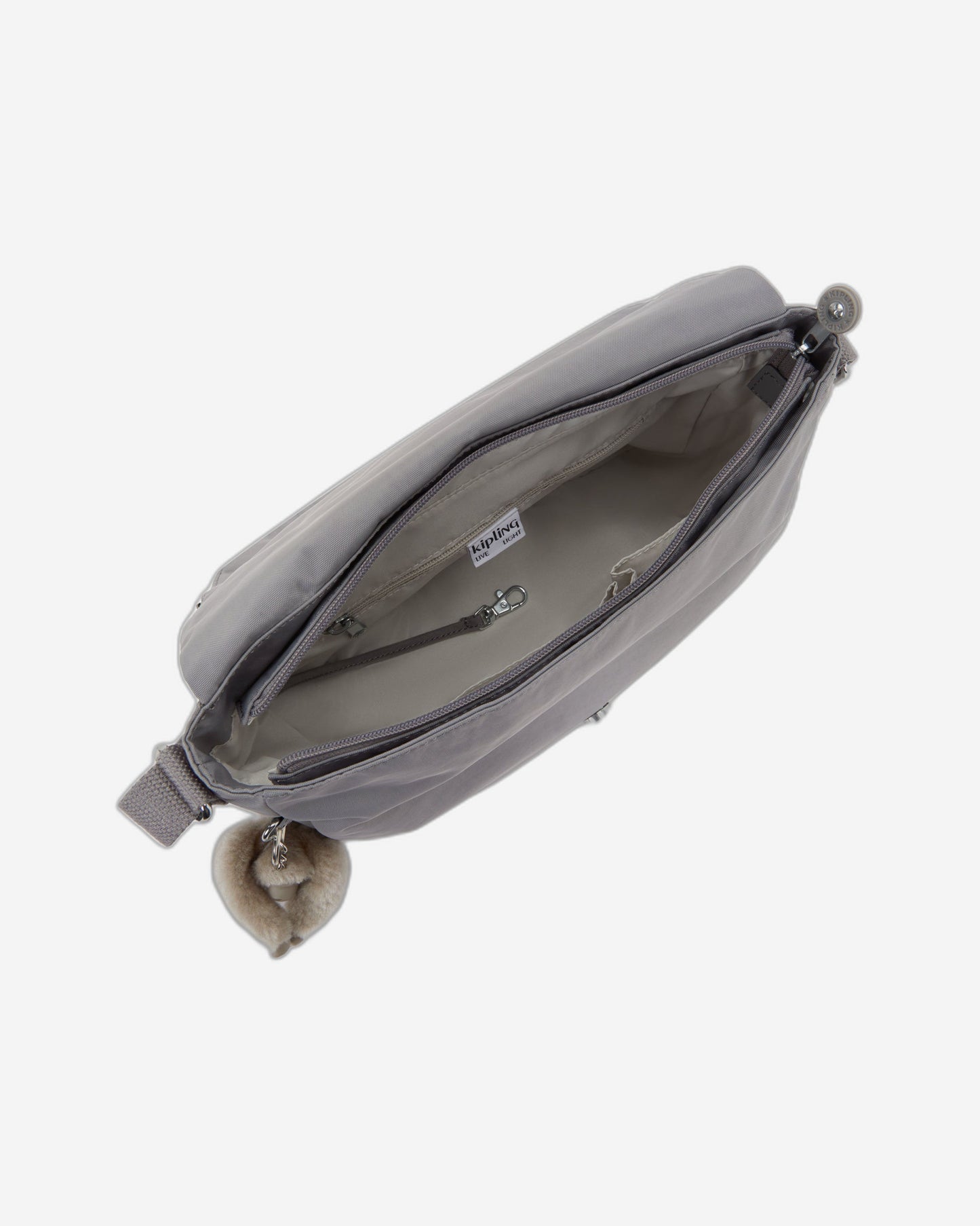 Kipling Earthbeat M Inviting Grey Medium crossbody I2505-8DH