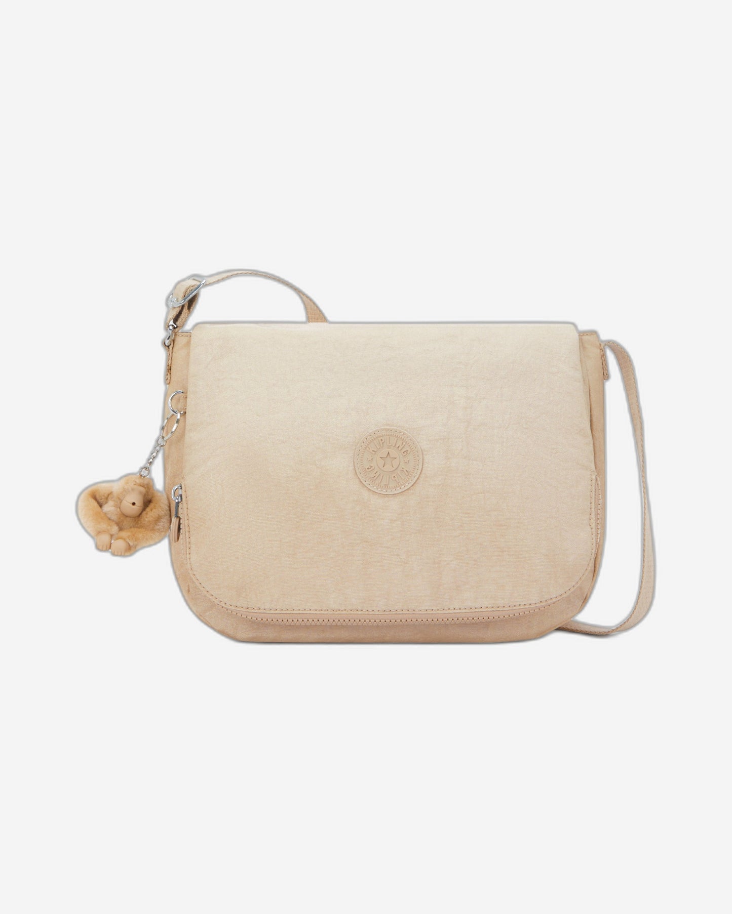 Kipling Earthbeat M Sparkled Beige Medium crossbody I2506-5DV