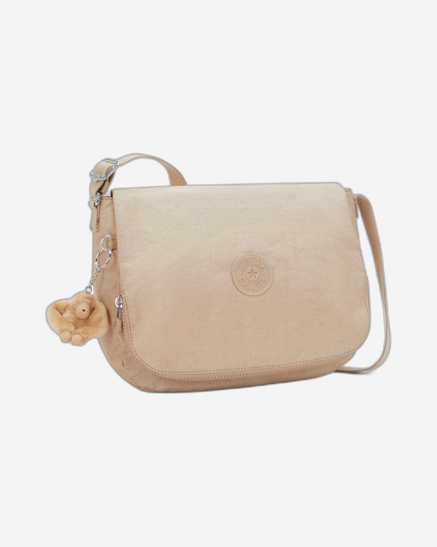 Kipling Earthbeat M Sparkled Beige Medium crossbody I2506-5DV