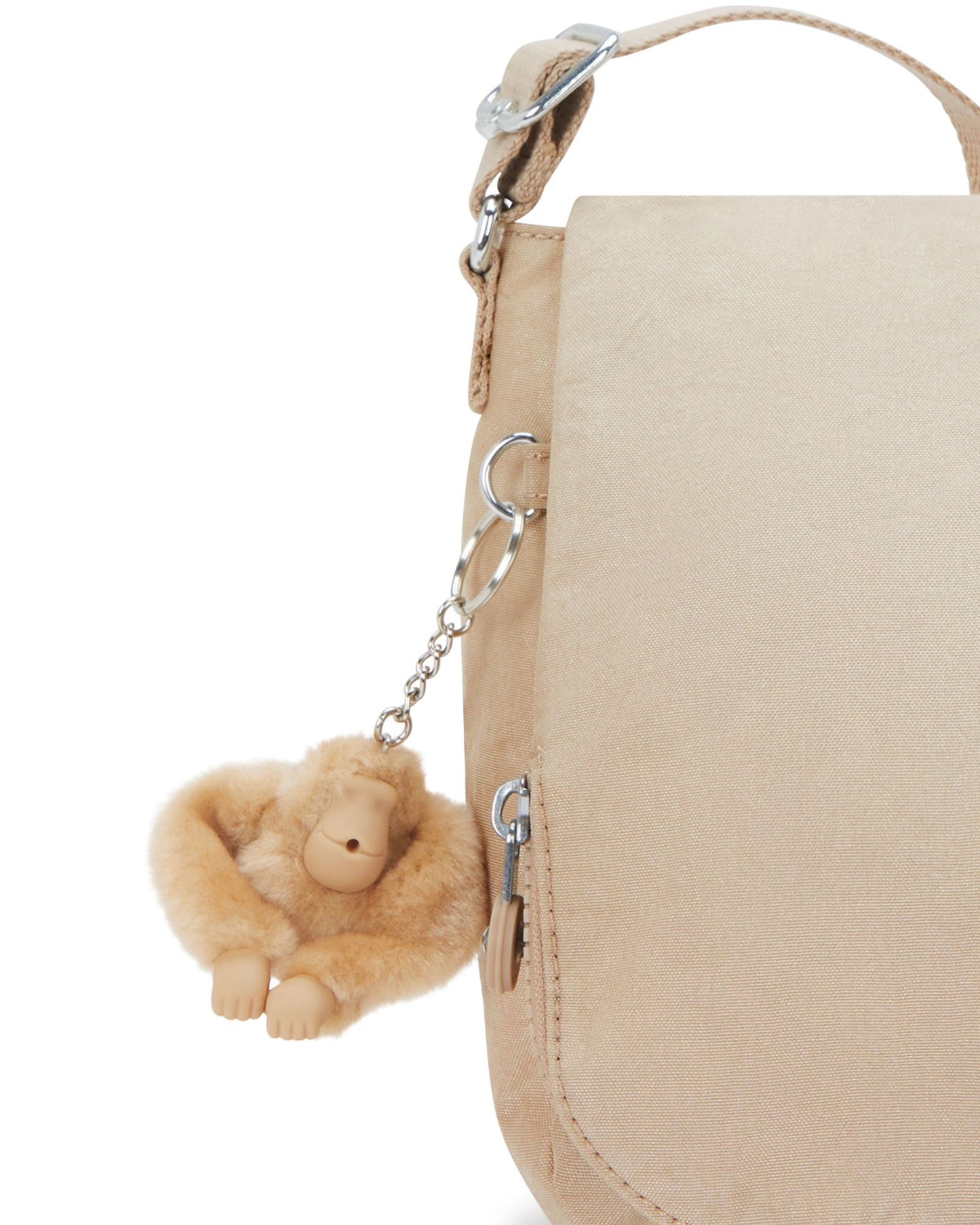 Kipling Earthbeat M Sparkled Beige Medium crossbody I2506-5DV