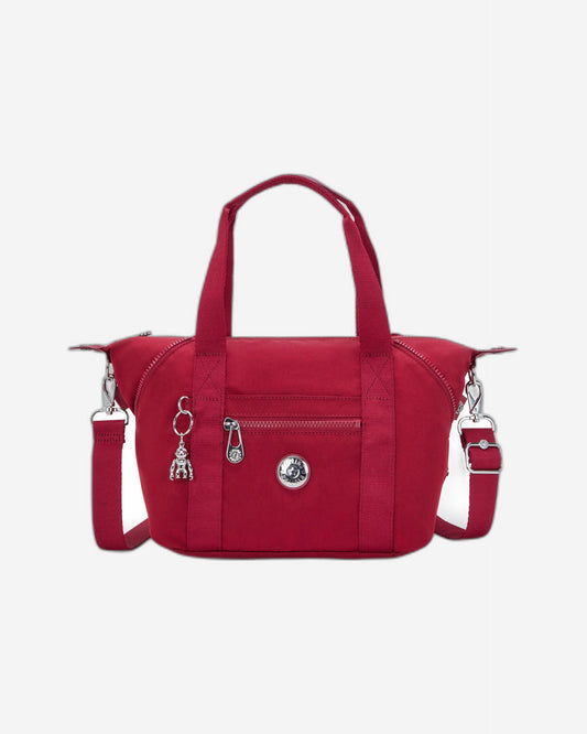 Kipling Art Mini Red Red Wine Small Handbag I2526-6SE